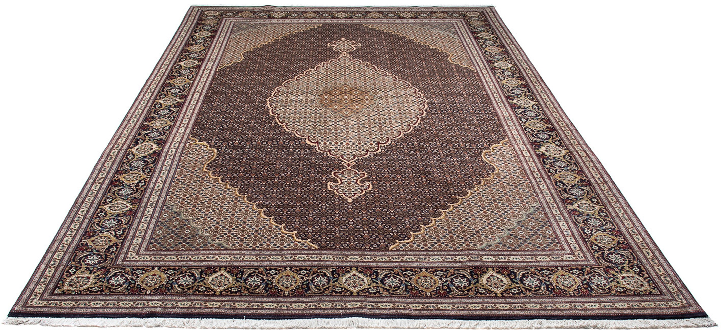 morgenland Orientteppich »Perser - Täbriz - 300 x 195 cm - braun«, rechteck günstig online kaufen