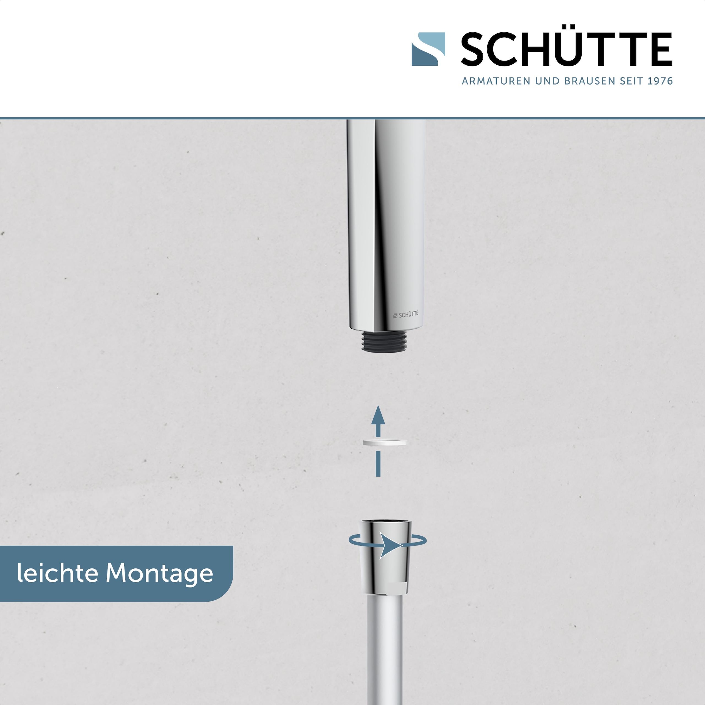 Schütte Handbrause »SAMOA RAIN« 1 Stk. tlg. Inkl. Wasserspardichtung-bis zu 50 % Wasserersparnis, Antikalk-Noppen