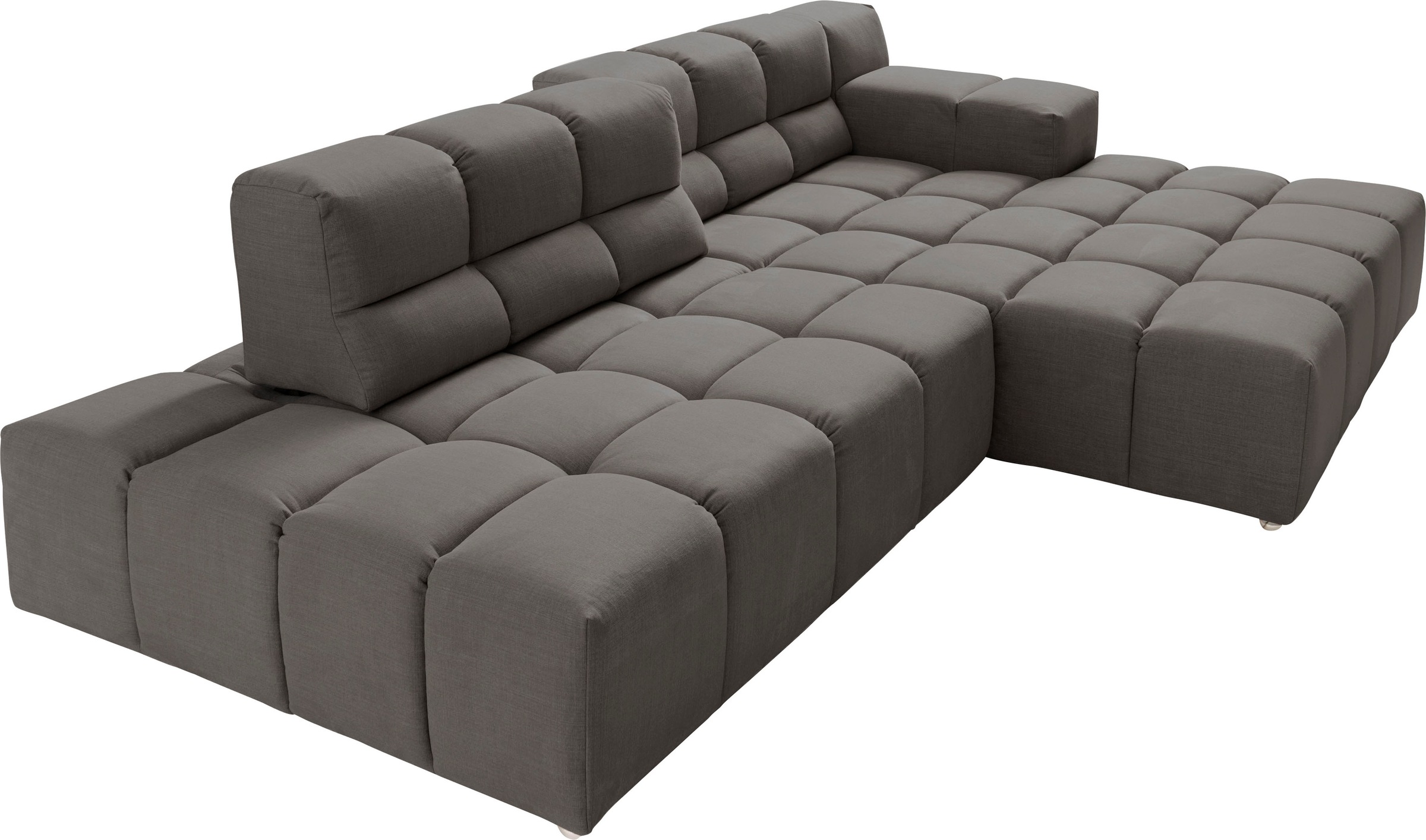 designwerk Ecksofa »Temple L-Form, tolles Designsofa«, mit Sitztiefenverstellung