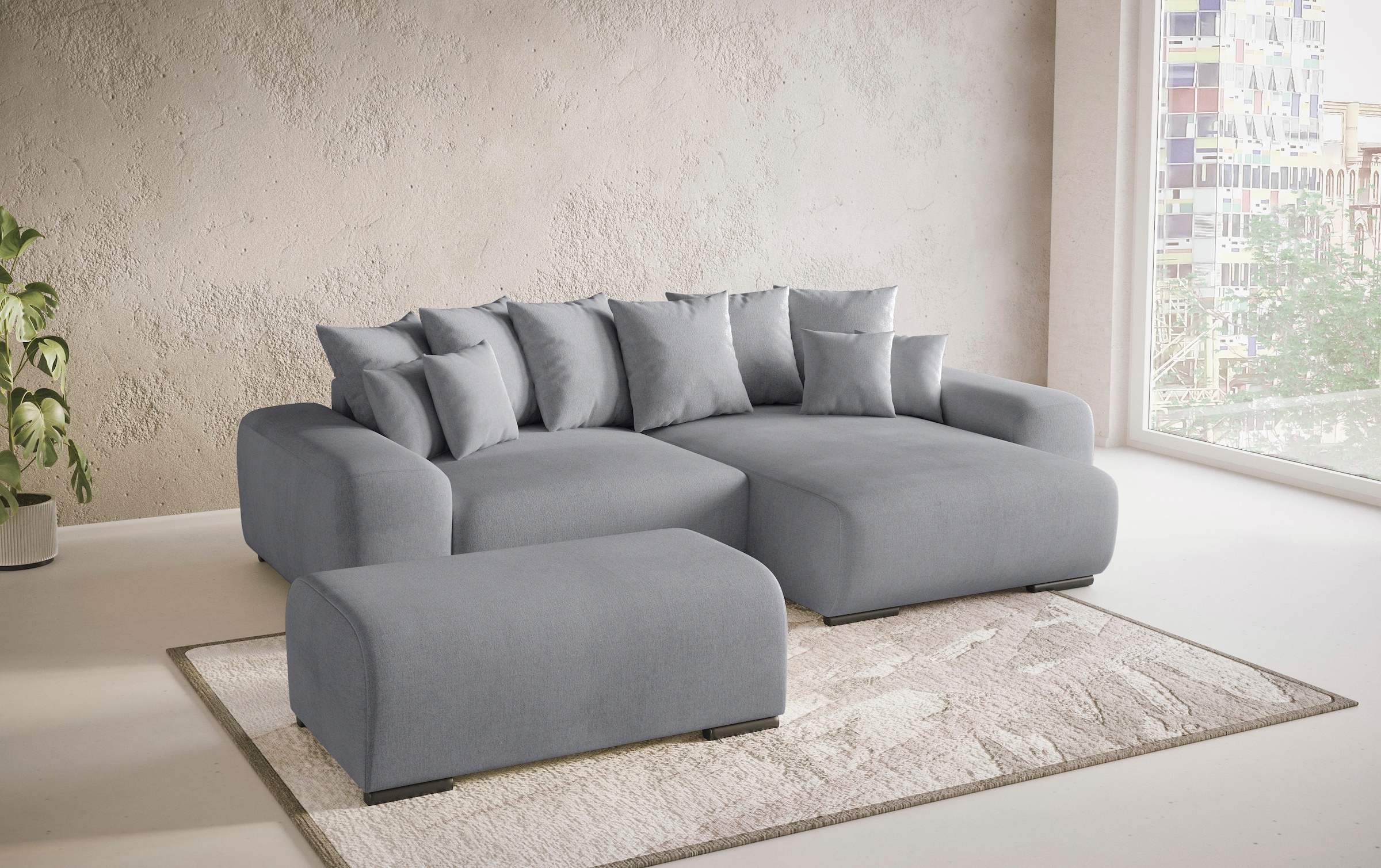 Mr. Couch Hockerbank »Sundance«, Mit DuraSpring-Taschenfederkern bis 140 kg belastbar