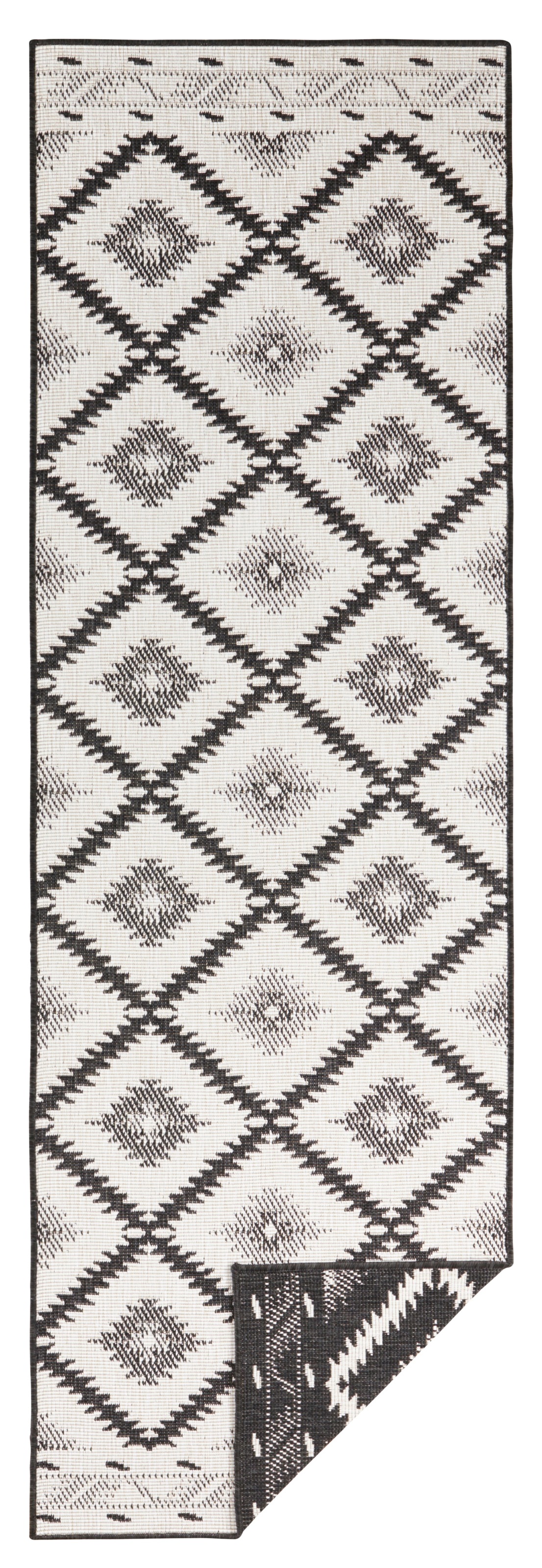 NORTHRUGS Teppich »Malibu Wendeteppich«, rechteckig, 5 mm Höhe, In-& Outdoor, Wetterfest, Balkon, Läufer, Wohnzimmer, Wasserfest