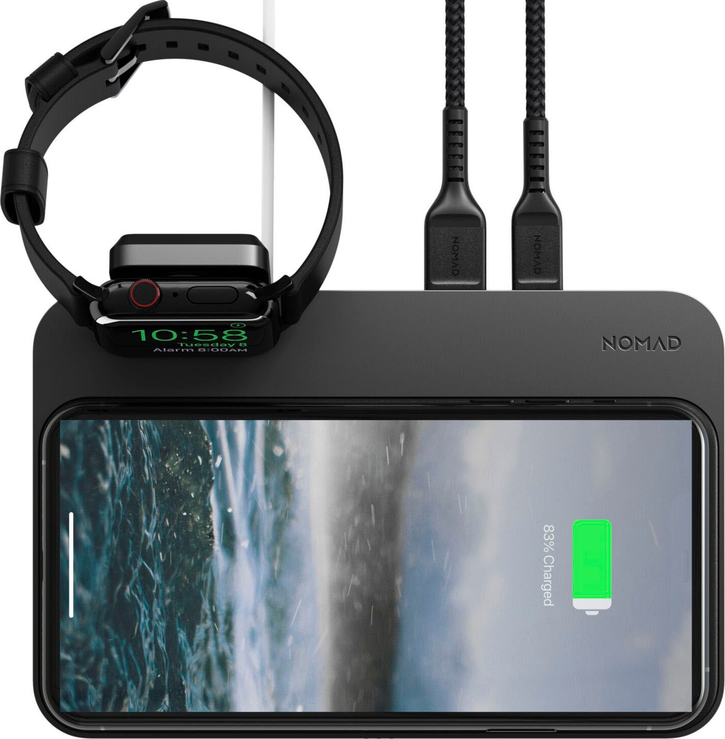 Nomad USB-Ladegerät »Base Station Hub Apple Watch without Connector MagSafe«