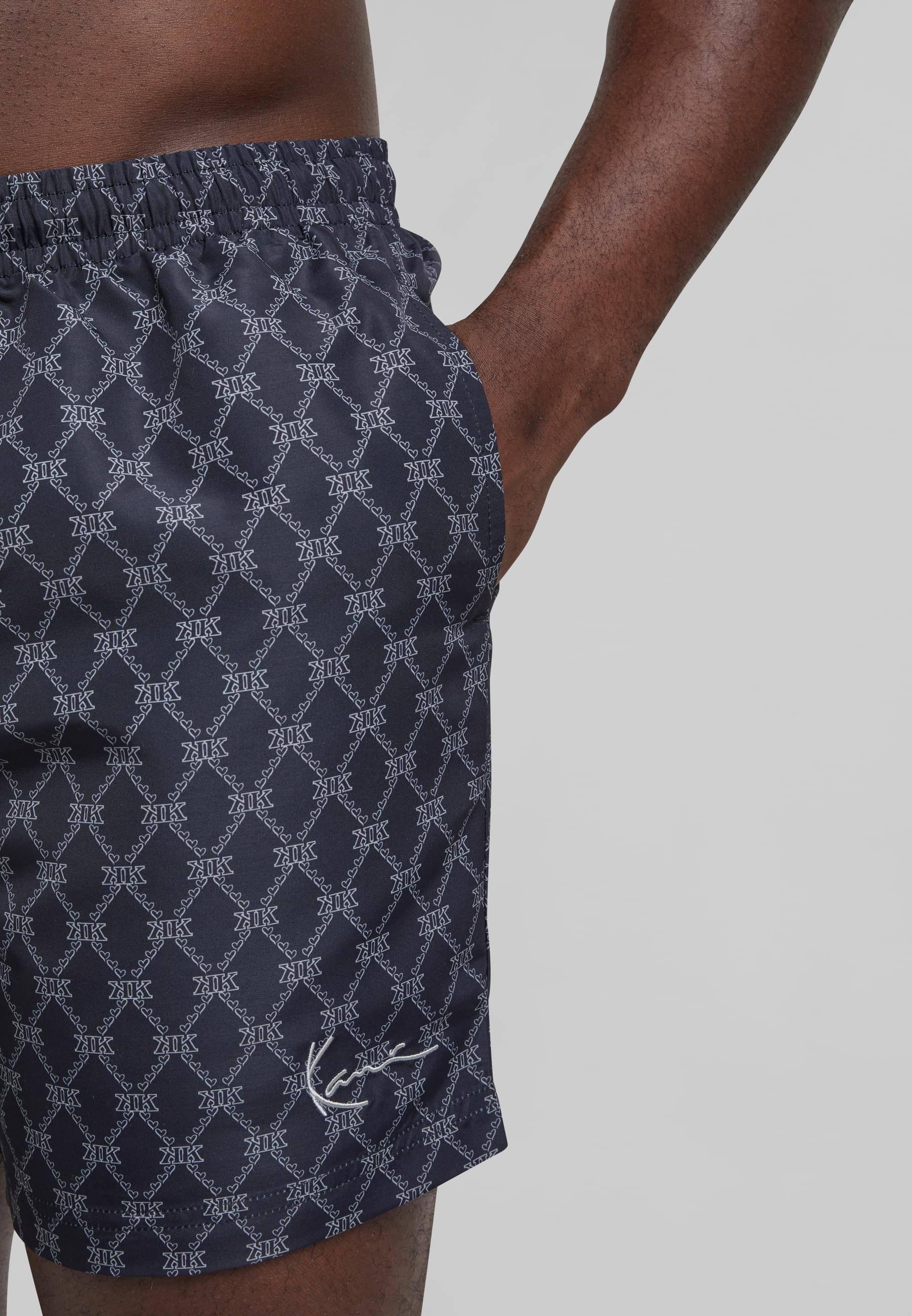 Karl Kani Badeshorts »Karl Kani KM251-041-1 Signature Monogram Aop Swim Shorts«