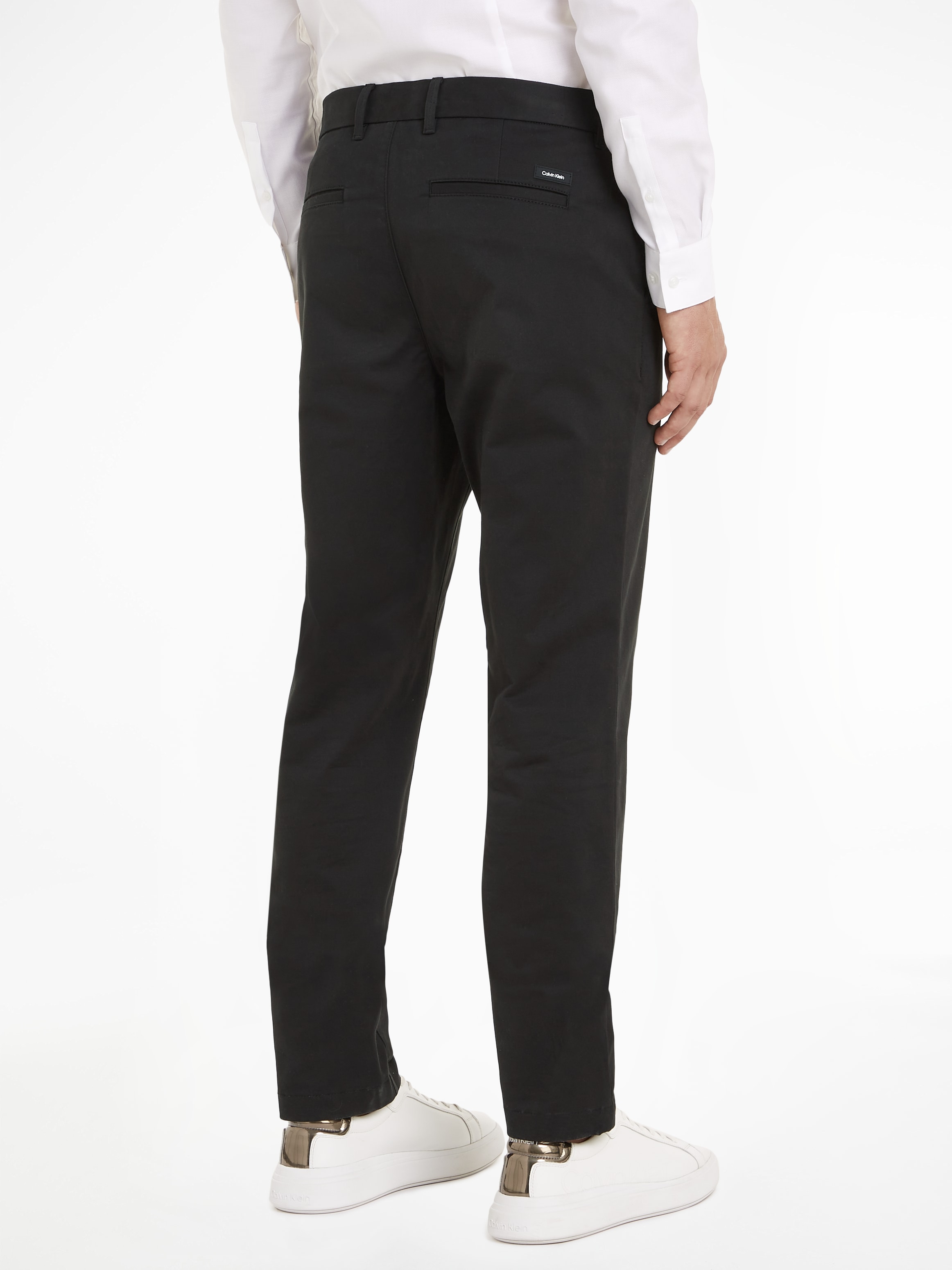 Calvin Klein Chinohose »MODERN TWILL SLIM CHINO«, mit Logoprägung