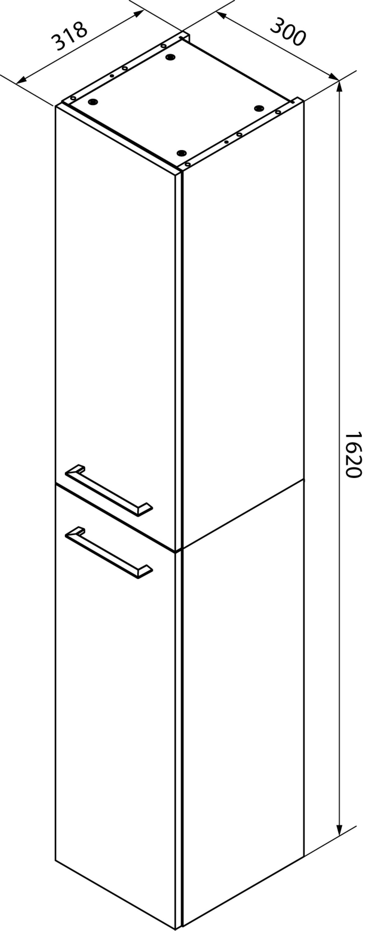 welltime Hochschrank »Lacona«