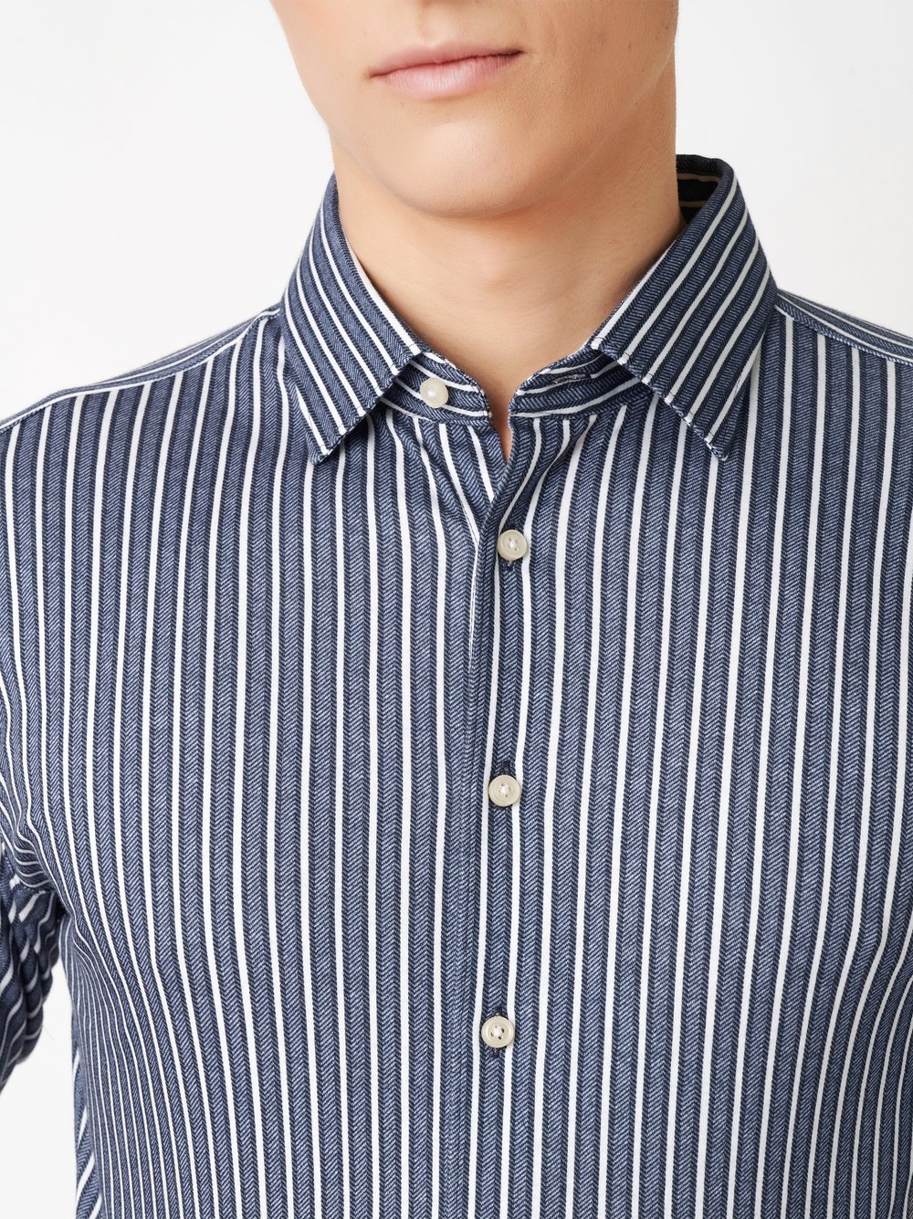 DESOTO Langarmhemd »Jersey Casual Kent«