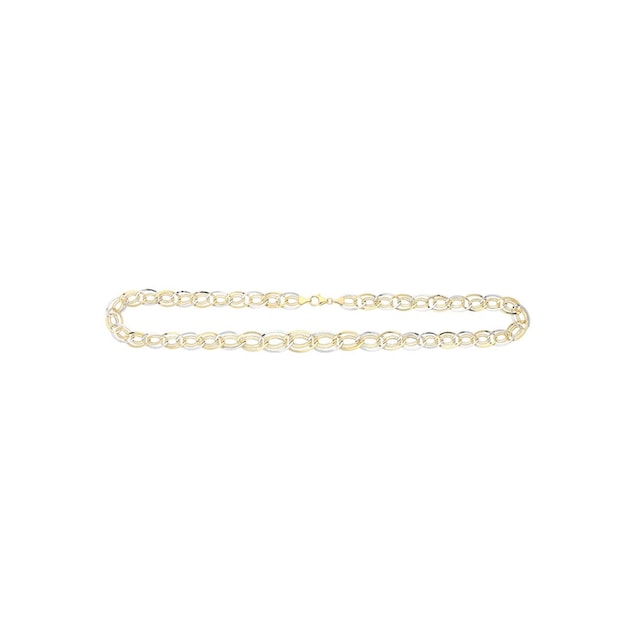 Firetti Goldkette »Schmuck Geschenk, oval, rhodiniert, bicolor« im  Online-Shop kaufen