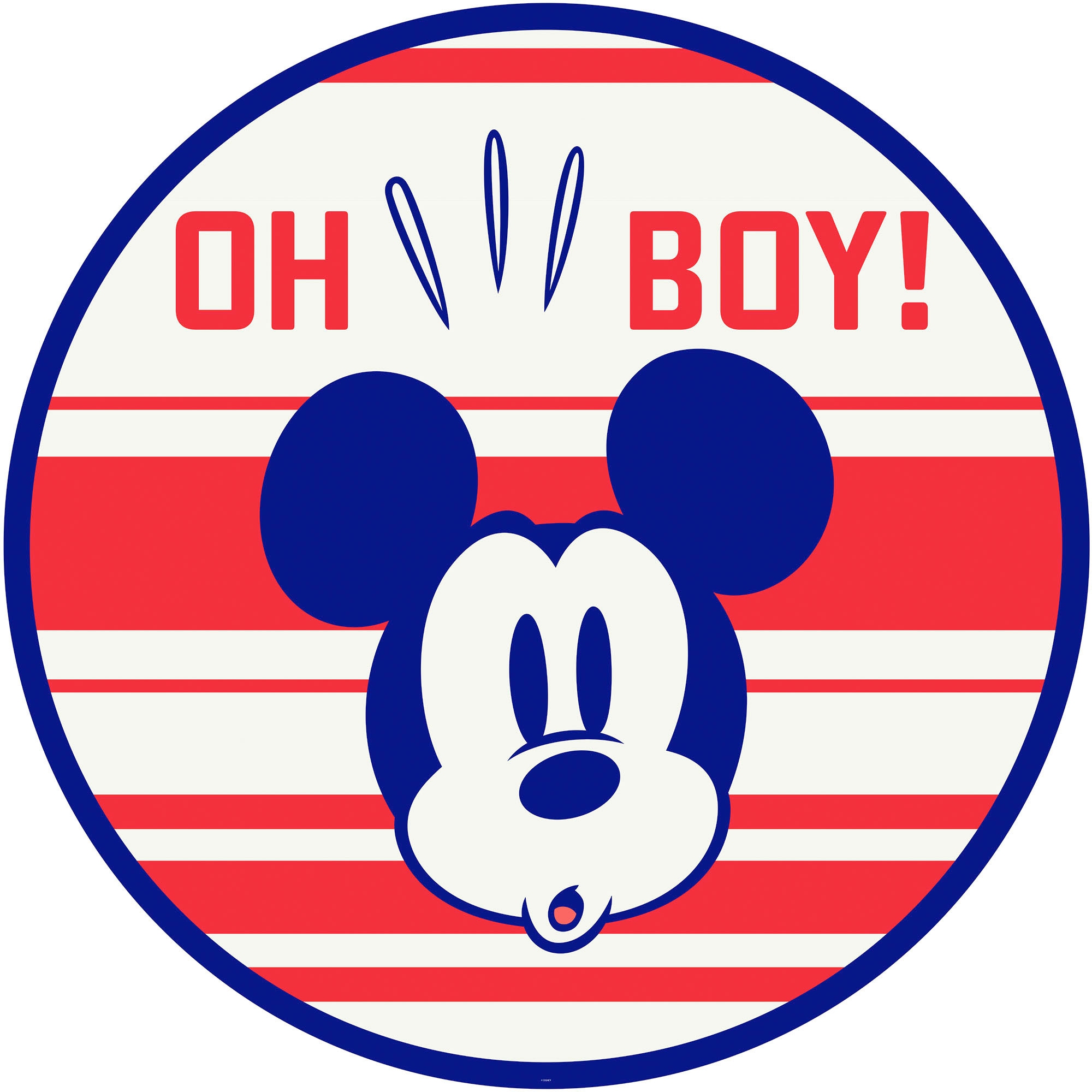 Komar Wandtattoo »selbstklebendes Vlies - Mickey Oh Boy - Größe 125 x 125 c günstig online kaufen