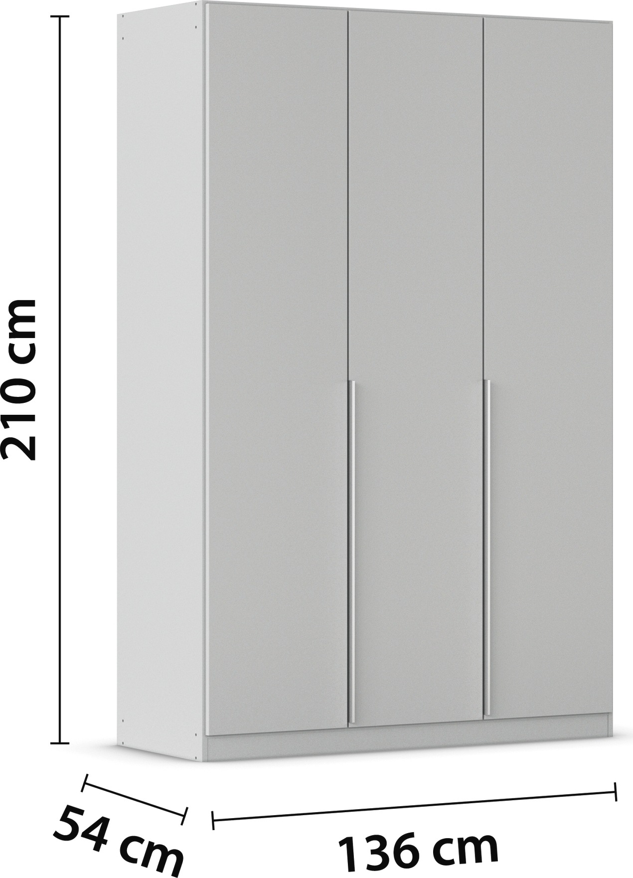 rauch Drehtürenschrank »Kleiderschrank Schrank Garderobe AGORDO TOPSELLER Schlafzimmer«, (in zwei Griff-Farben mit Dekor- oder Hochglanzfront), durchdachte Innenausstattung, in 6 Breiten und 2 Höhen MADE IN GERMANY