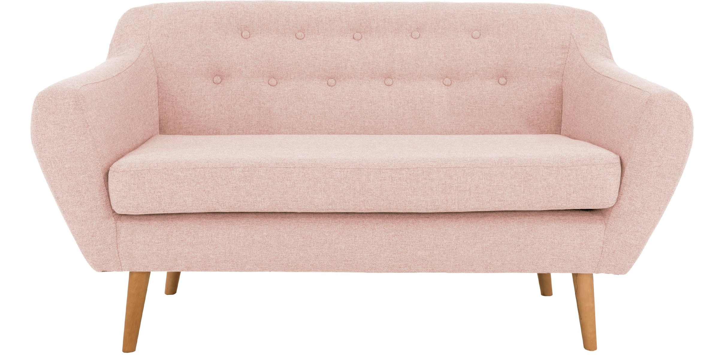 Home affaire 2-Sitzer »Renne« mit Heftung im Rücken im skandinavischem Stil günstig online kaufen