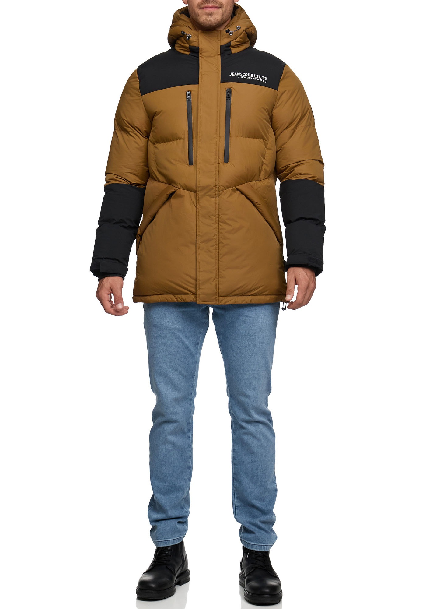 INDICODE Steppjacke »INKayce« mit Kapuze Rubber XXL XXL Winterjacke von Indicode