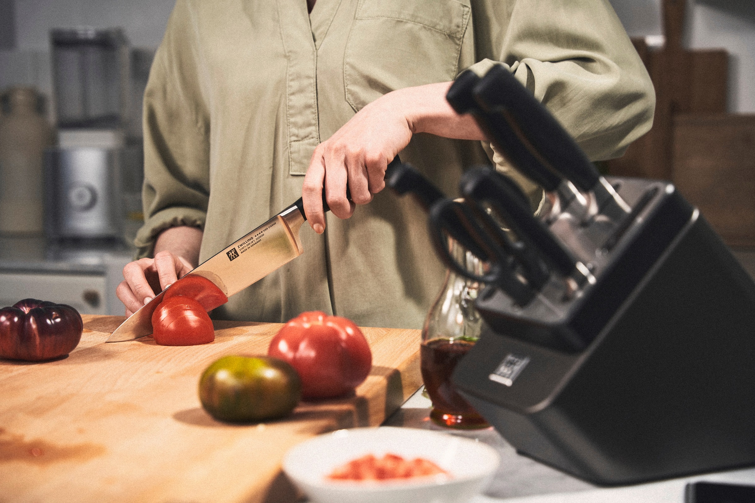 Zwilling Messerblock »**** VIER STERNE« 7 Stk. Made in Germany, selbstschär günstig online kaufen