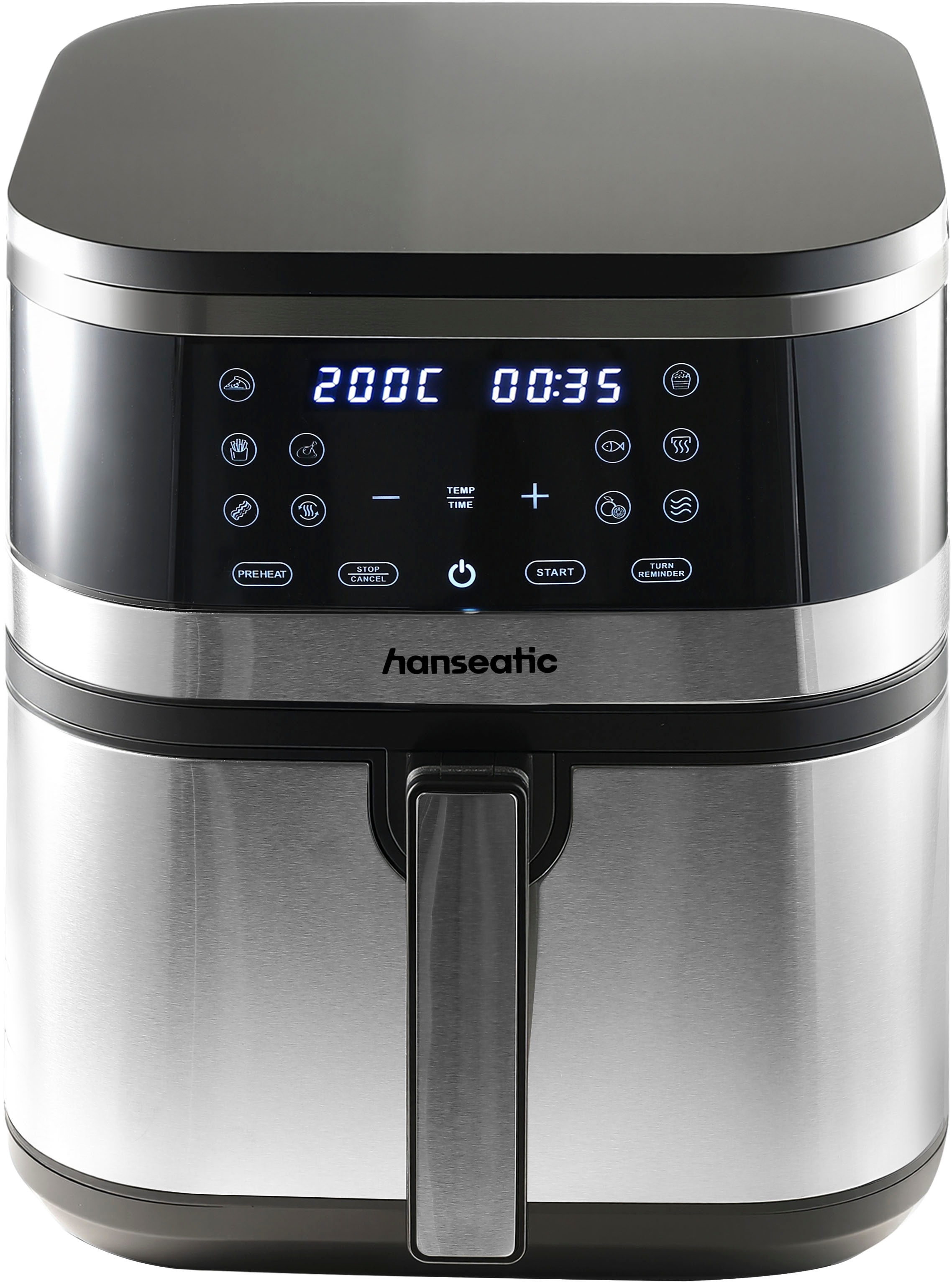 Hanseatic Heißluftfritteuse »HAF810SCA« 1700 W inkl. 3 Jahre Herstellergarantie