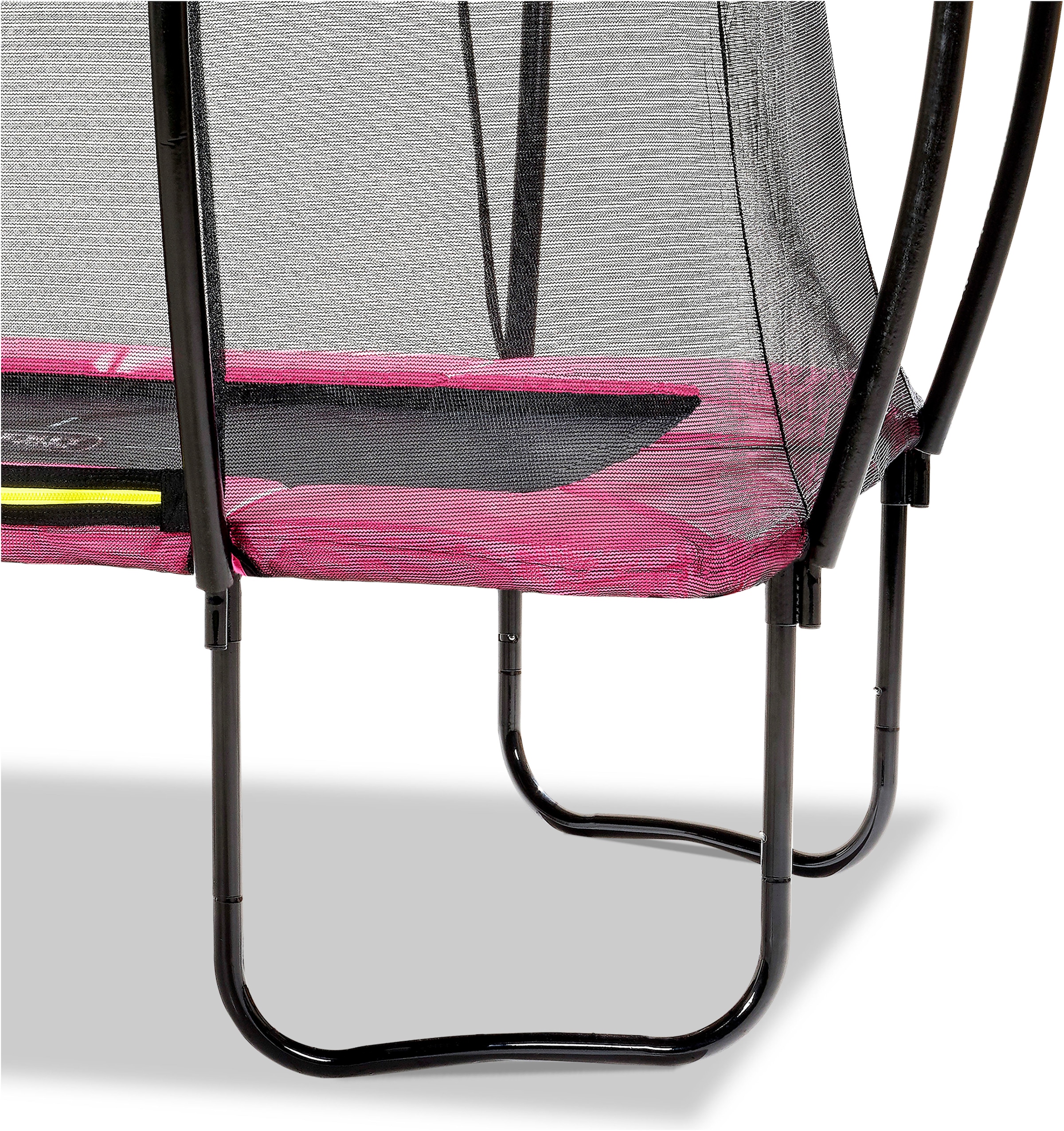 EXIT Gartentrampolin »Silhouette, rosa«, mit Sicherheitsnetz