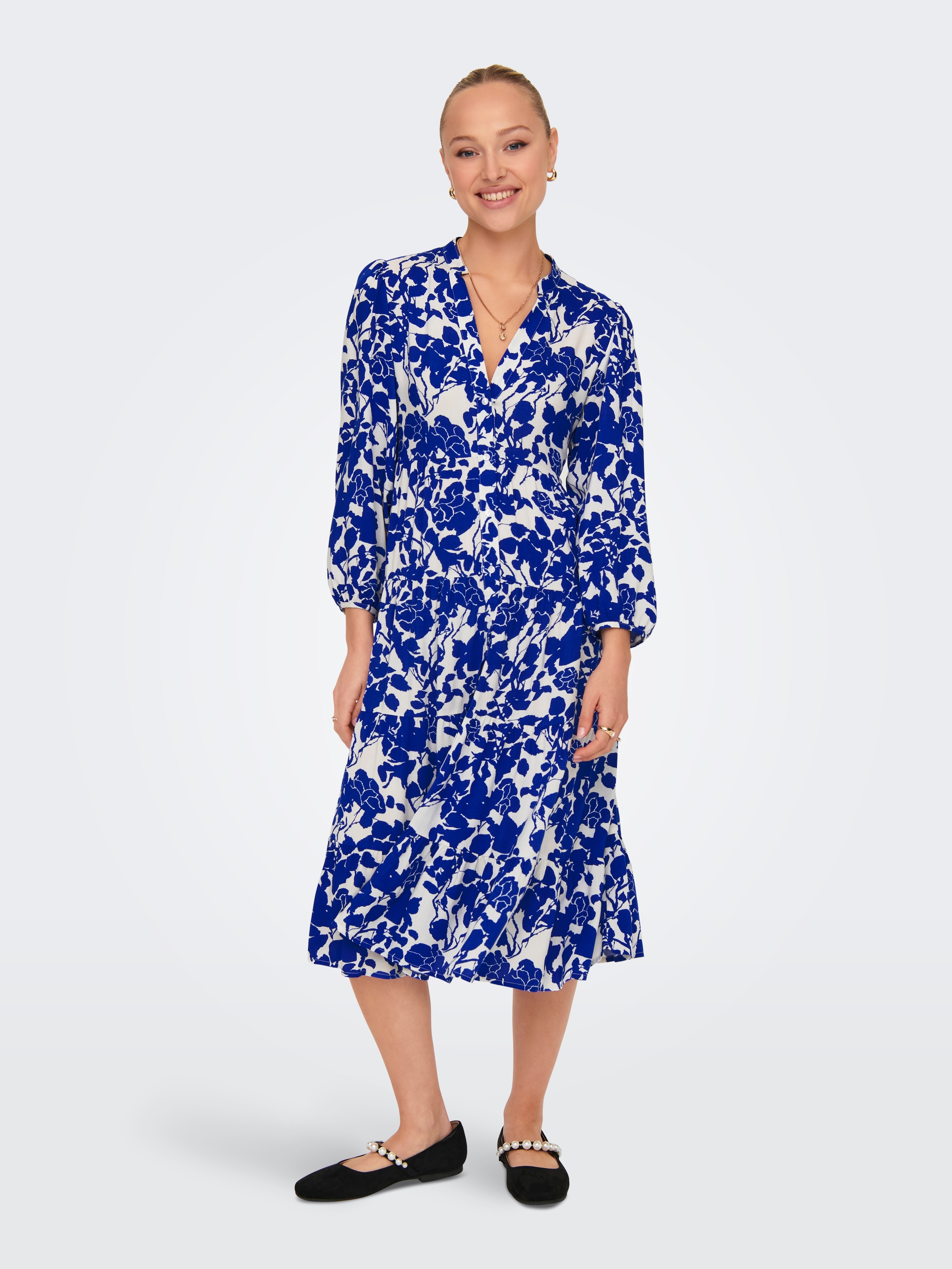 ONLY Tunikakleid »ONLMILANA 7/8 DRESS WVN NOOS«