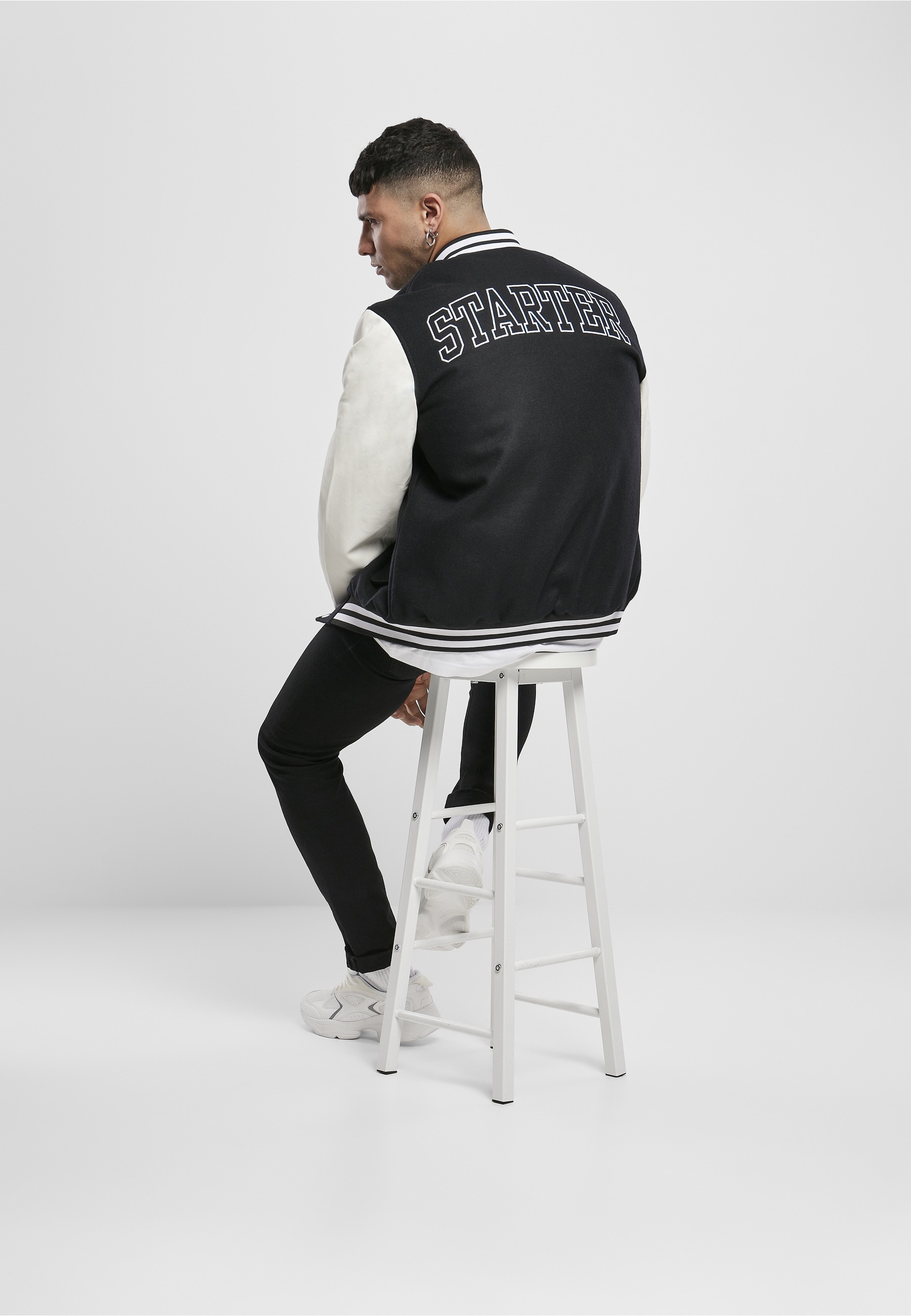 Starter Black Label Collegejacke »Starter Black Label Herren Starter College Jacket« 1 Stk. tlg. ohne Kapuze