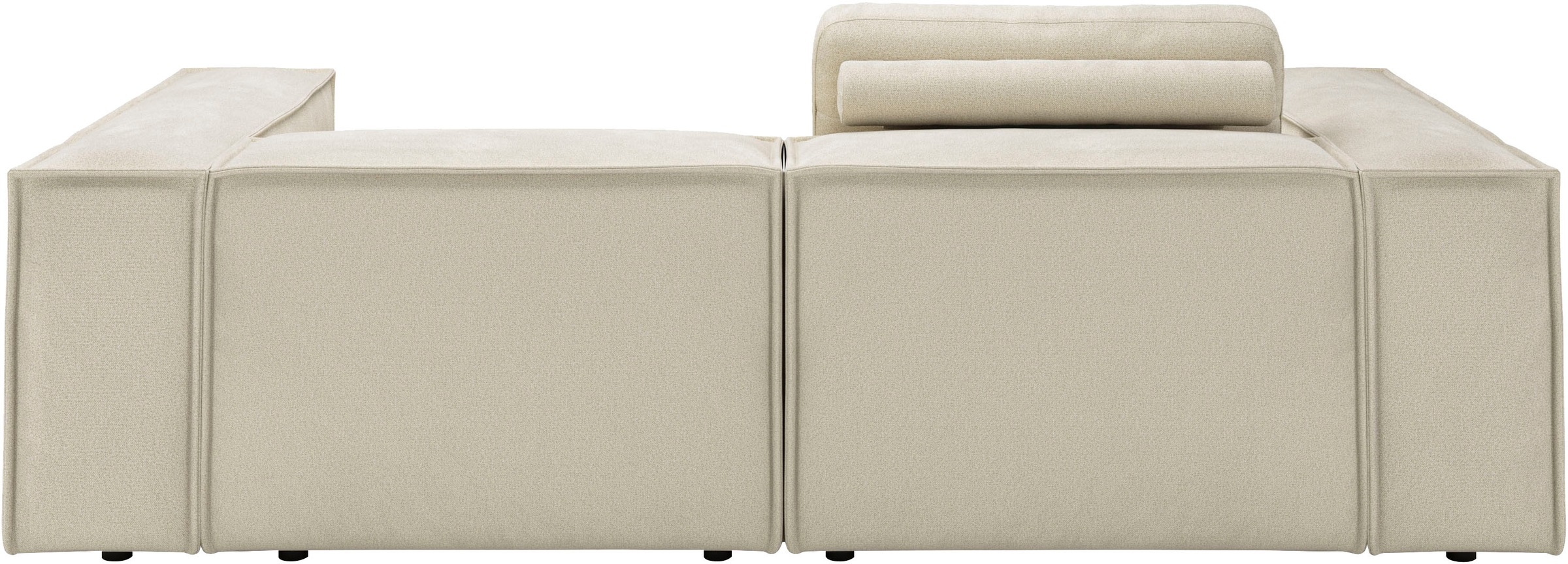 Places of Style Ecksofa »Watertown, kompakte L-Form, 246 cm breite für kleinere Räume«, modernes Ecksofa mit Feincordbezug, platzsparend & bequem