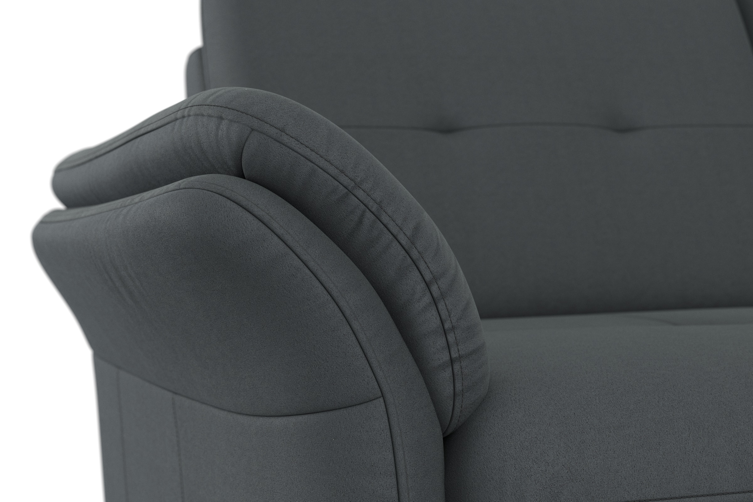 sit&more 3-Sitzer »Göteborg«, inklusive Sitztiefenverstellung und Federkern