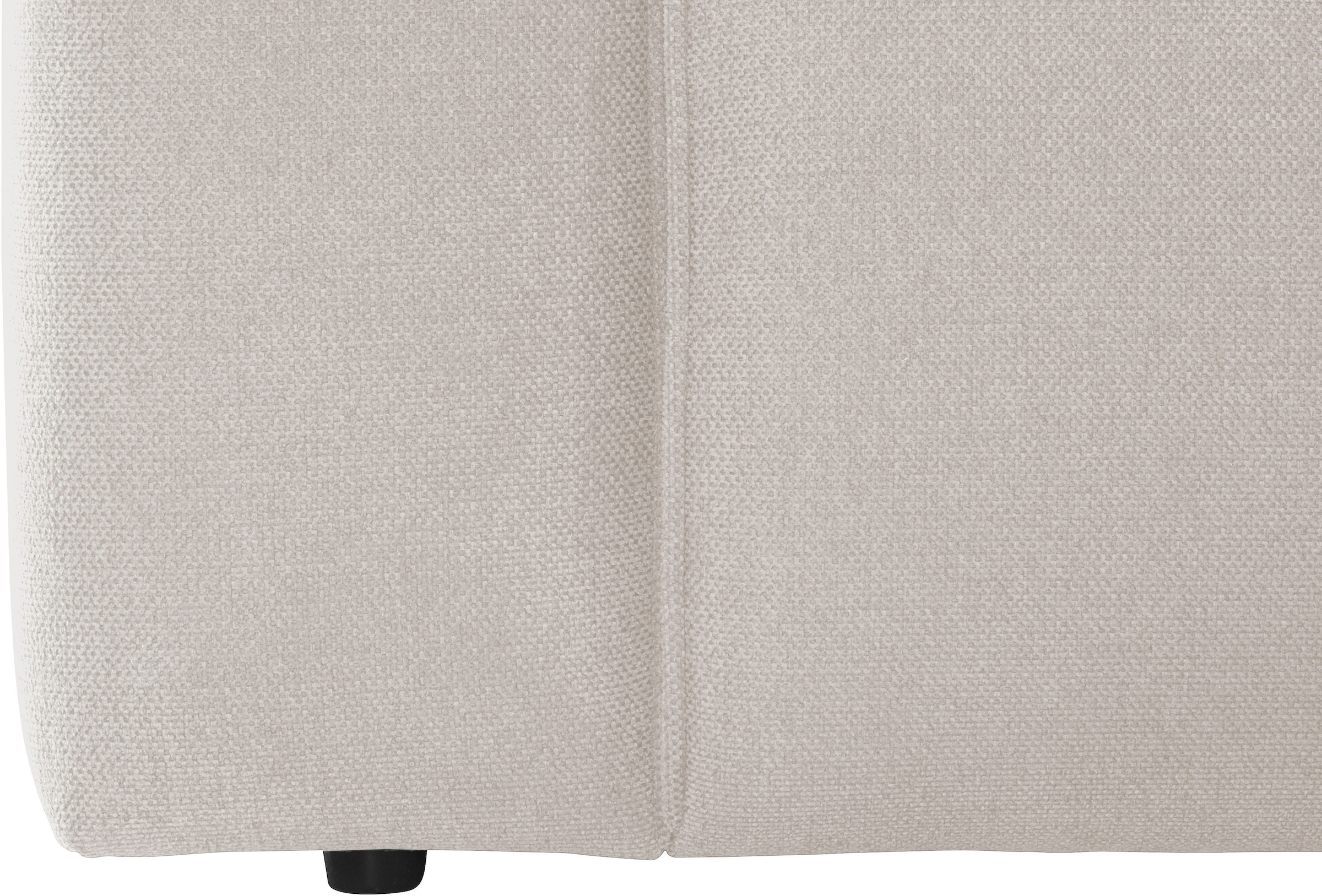 andas Ecksofa »Noord mit Kedernaht, Breite 234 cm«, Cord, Struktur, Webstoff, mit Wellenunterfederung, Massivholzrahmen