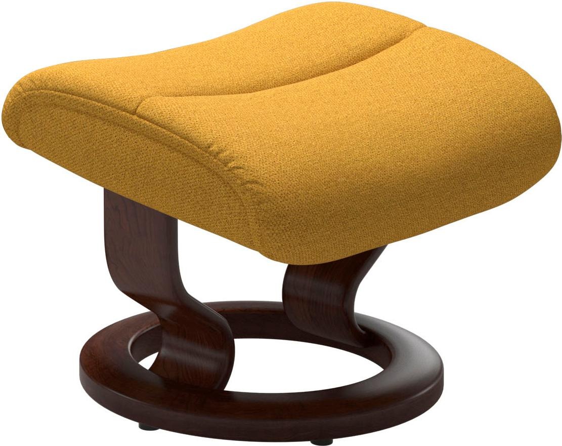 Stressless® Relaxsessel »View«, (Set, Relaxsessel mit Hocker), mit Classic Base, Größe M,Gestell Braun