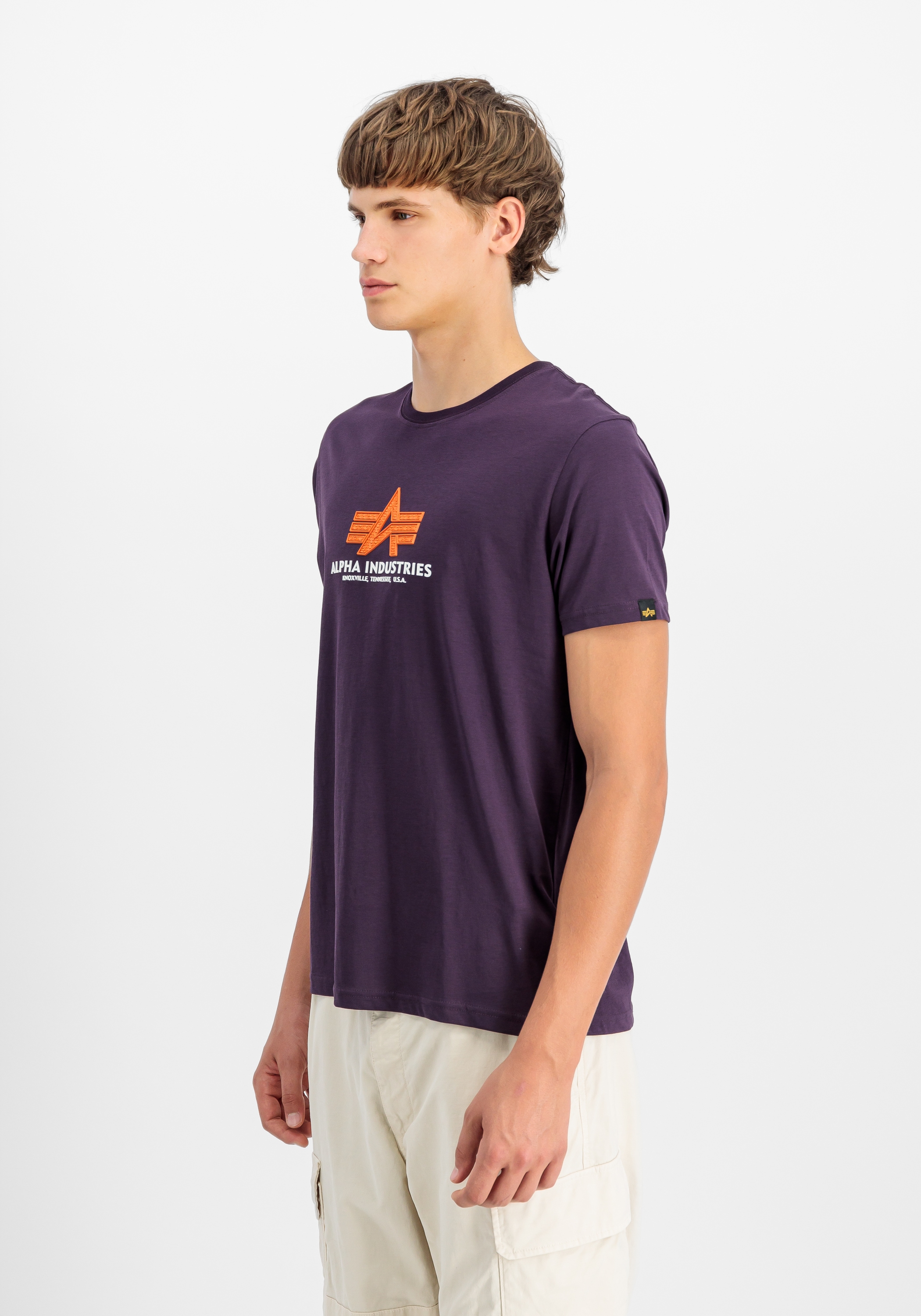 Alpha Industries T-Shirt »Alpha Industries Men - T-Shirts Basic T-Shirt BL Rubber«