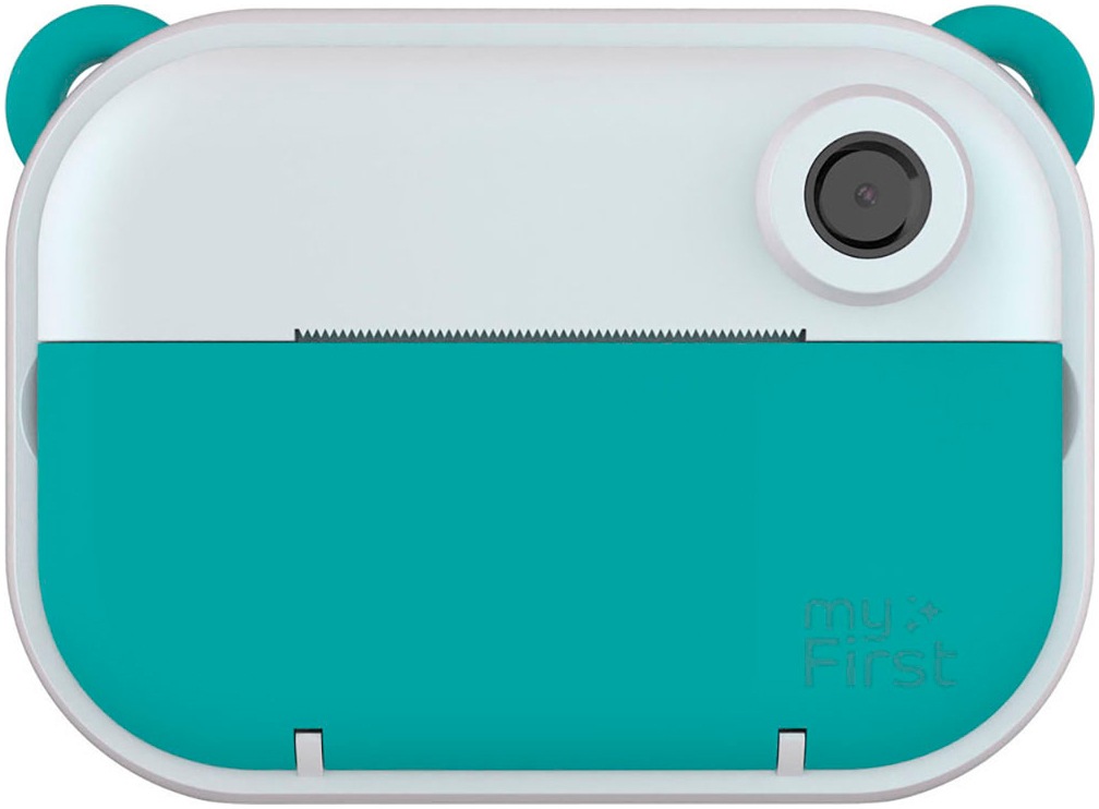MYFIRST Sofortbildkamera »Insta Wi«, 12 blaugrün Kompakt & vielseitig – Klein und praktisch, bietet verschiedene Etikettengrößen und eine...
