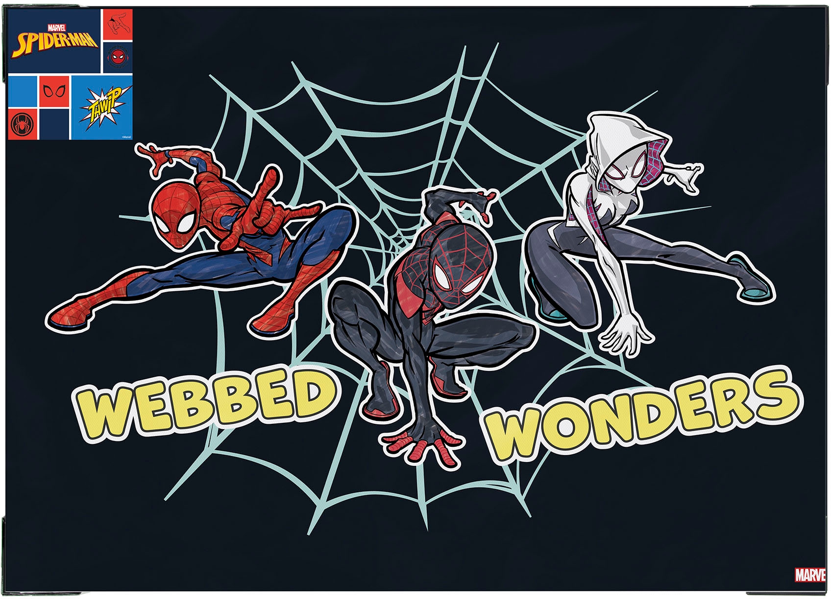 MARVEL Leinwandbild »Marvel Webbed Wonders«, (1 St.)