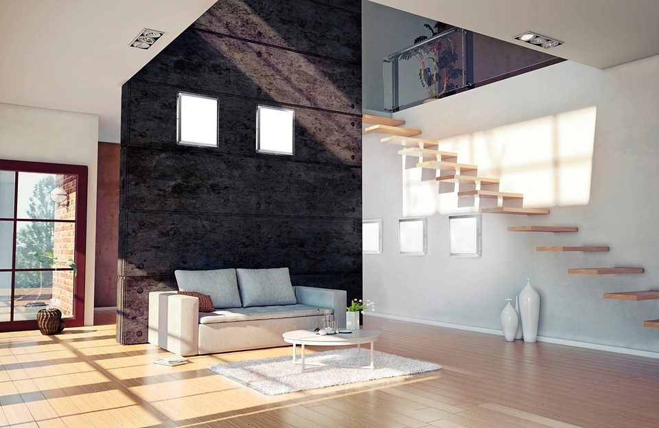 JUST LIGHT Deckenleuchte »LABOL«, 1 flammig, Leuchtmittel LED-Board | LED fest integriert, inkl. festverbautem LED-Leuchtmittel