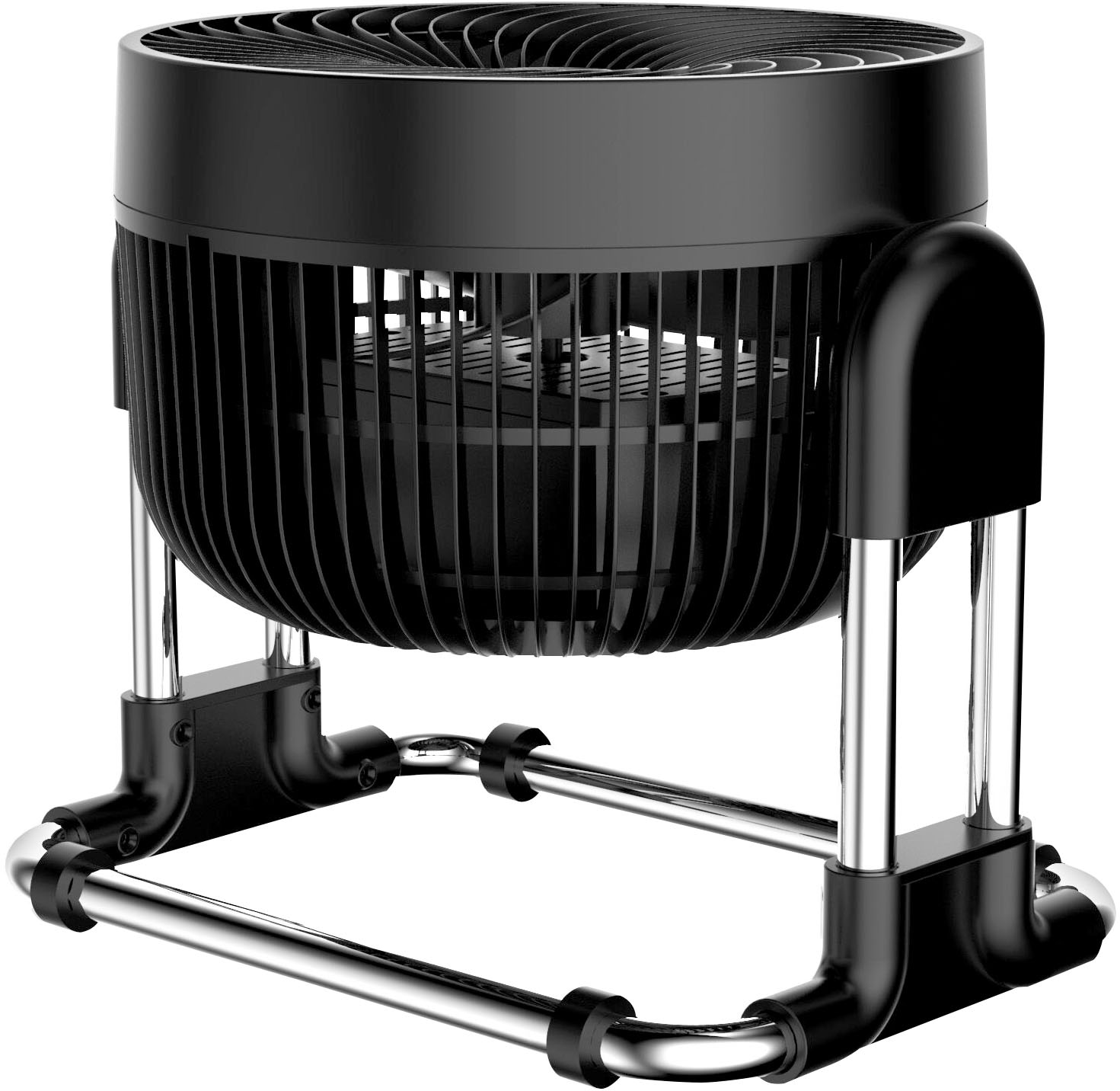 Sonnenkönig Tischventilator »Vind schwarz, Leistung 45W, laufruhig, wendbaren Luftauslass«, 3 Stufen, vertikale Oszillation, Neigung einstellbar
