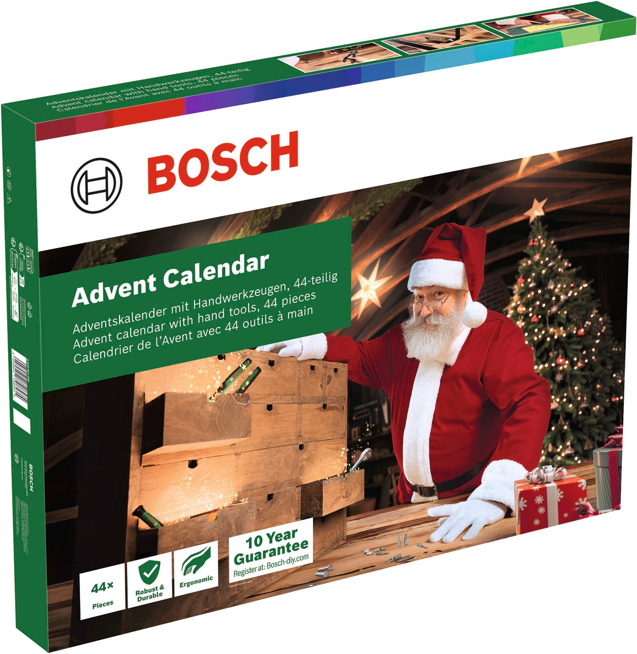 Bosch Home & Garden DIY-Adventskalender »DIY Handwerkzeuge Adventskalender 2026« für Erwachsene Werkzeugset in Tasche