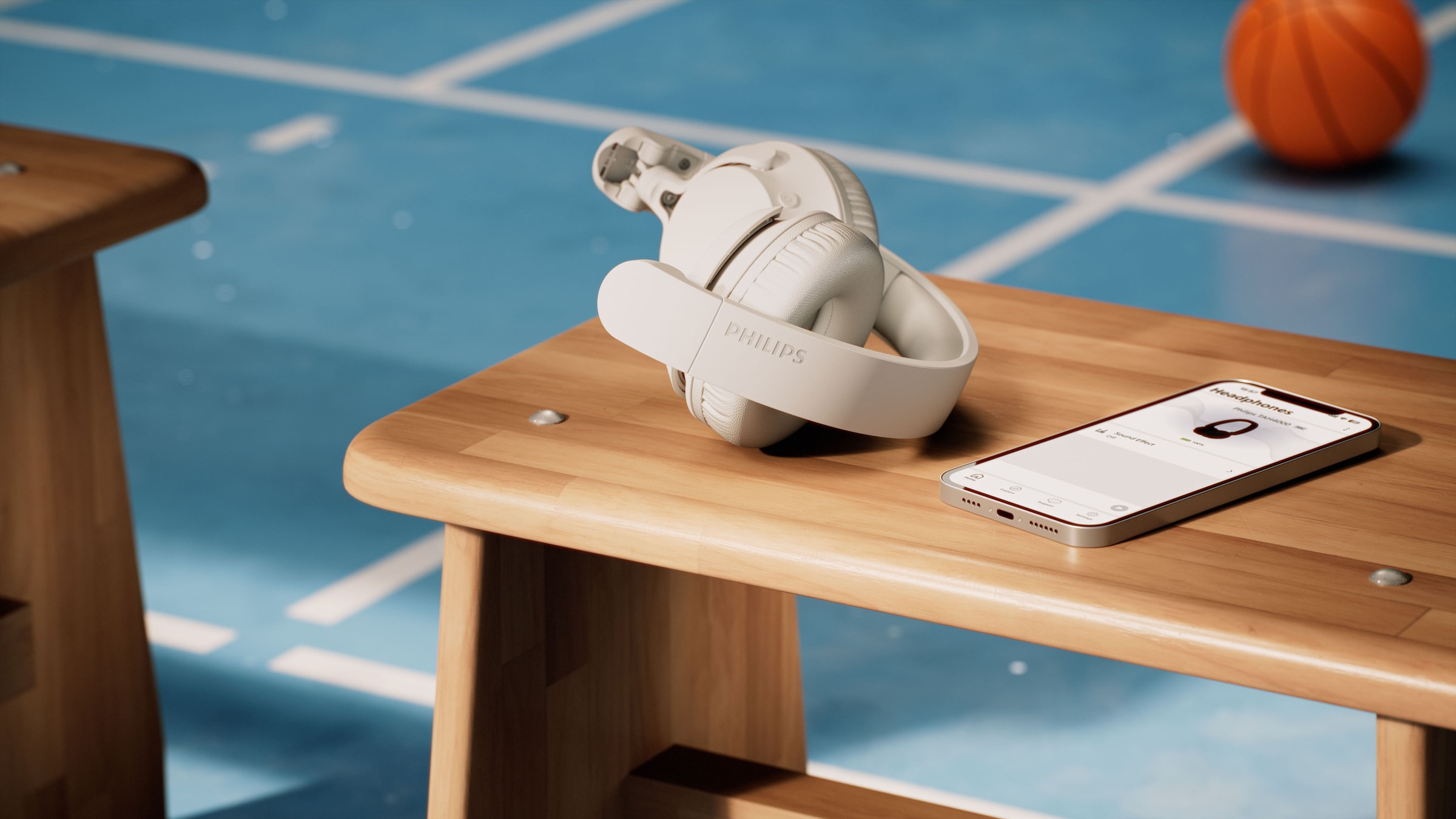 Philips On-Ear-Kopfhörer »TAH4500WT/00« Bluetooth Active Noise Cancelling (ANC)