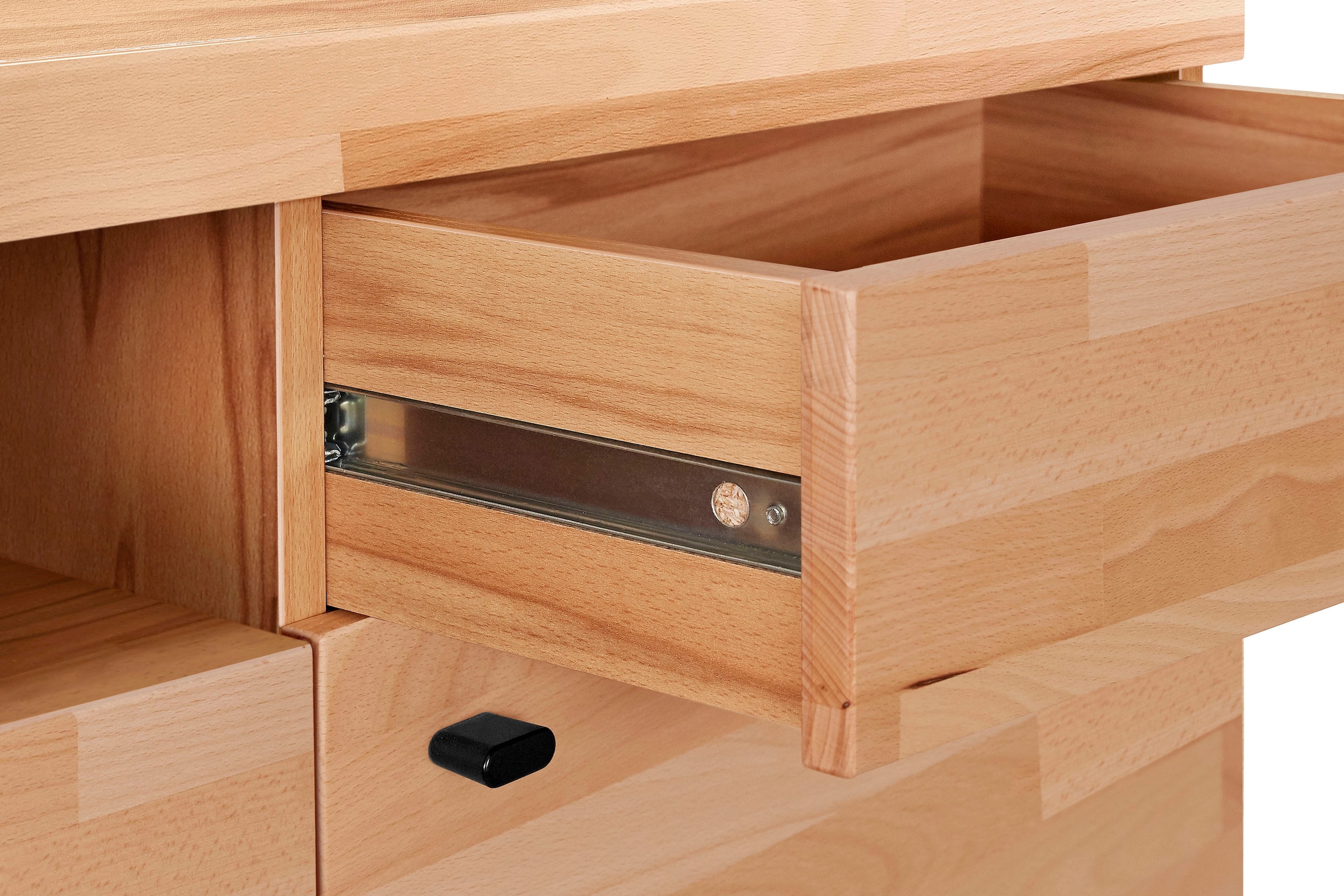 Home affaire Sideboard »Divupe«, Kommode Breite 186 cm, Fronten aus Massivholz, FSC®-zertifiziert