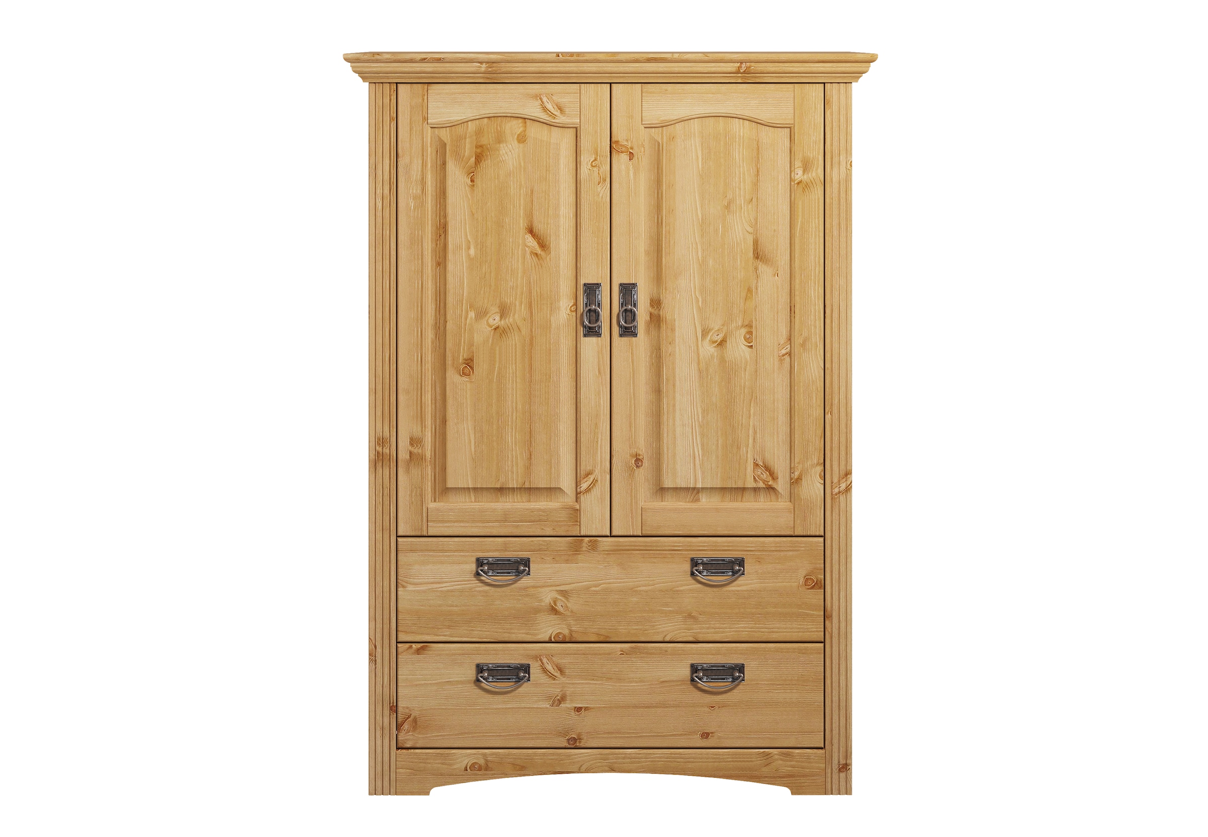Home affaire Wäscheschrank »Konrad«, (2 Breiten: 94/133 cm H/T ca. 132/39 cm), aus massiver Kiefer, mit viel Stauraum