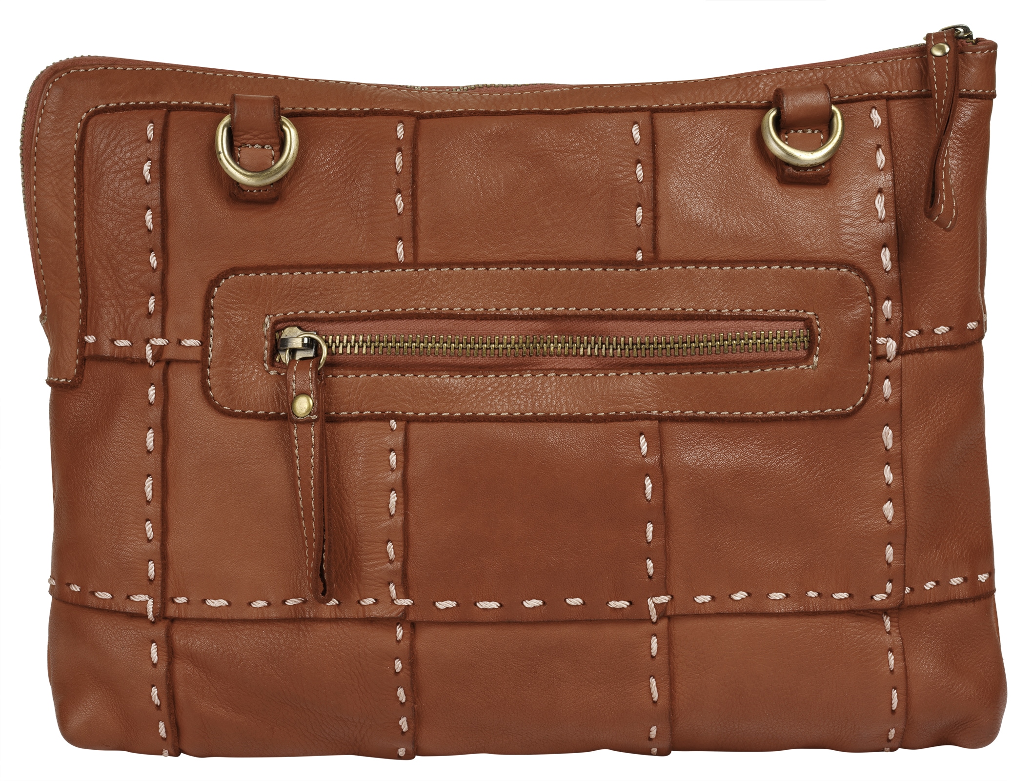 Samantha Look Umhängetasche echt Leder, Made in Italy