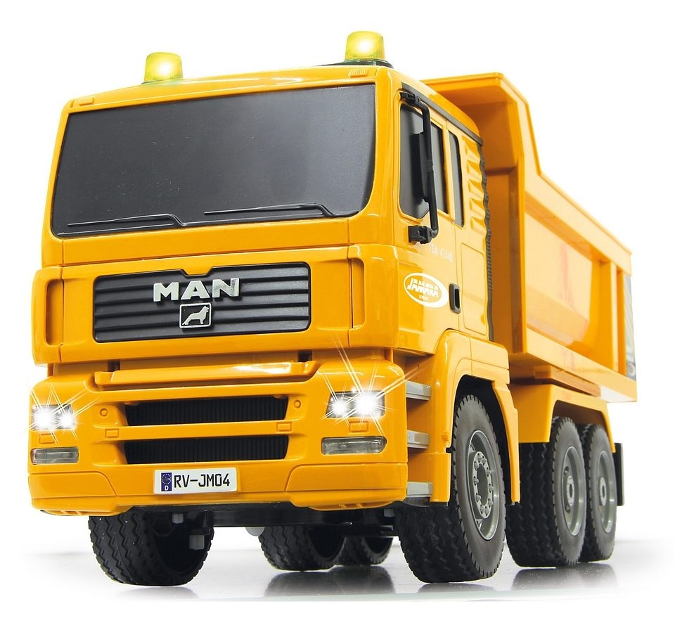 Jamara RC-Truck »Muldenkipper MAN 2,4 GHz«, mit Signallichtern