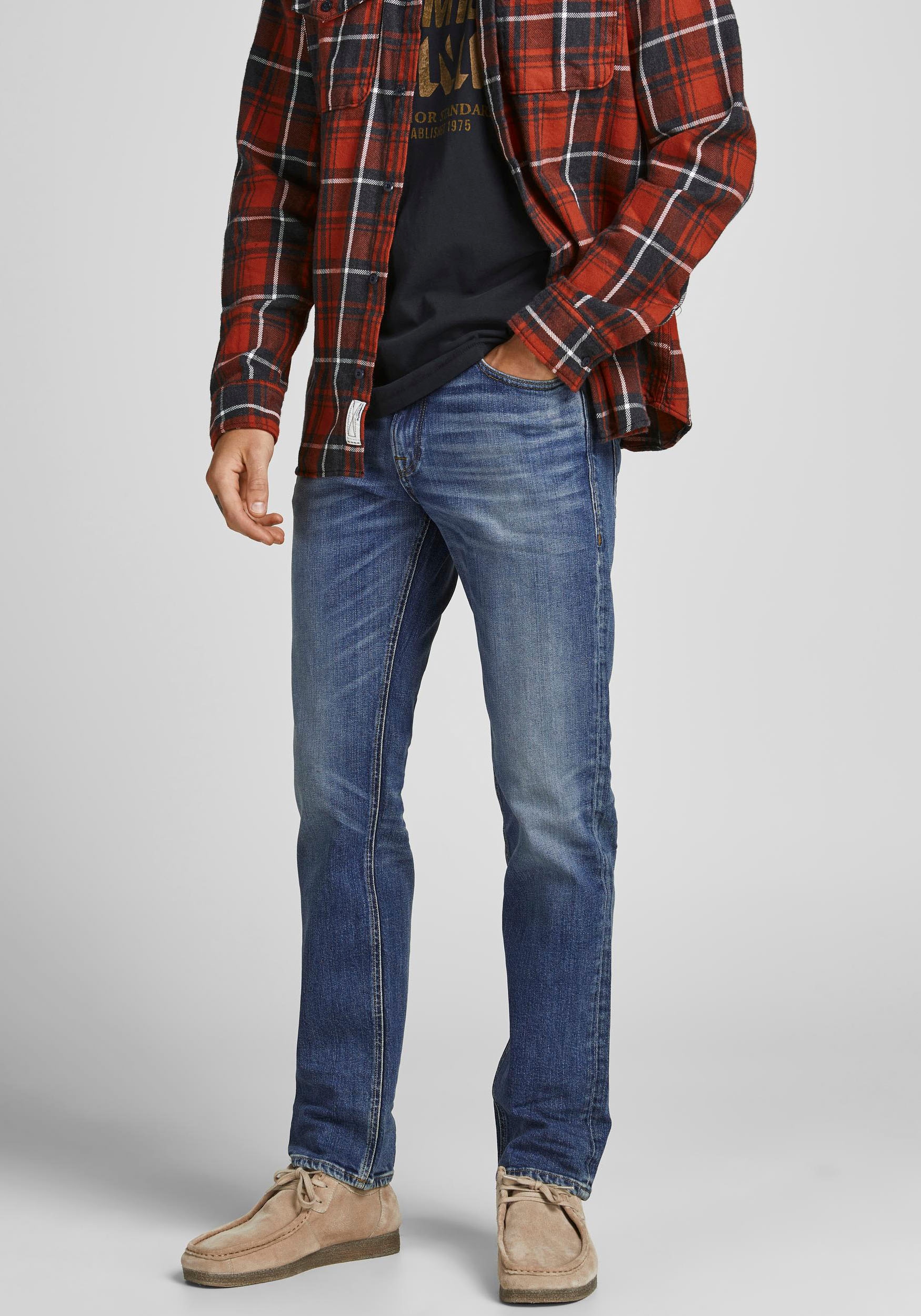 Jack & Jones Regular-fit-Jeans »CLARK ORIGINAL«