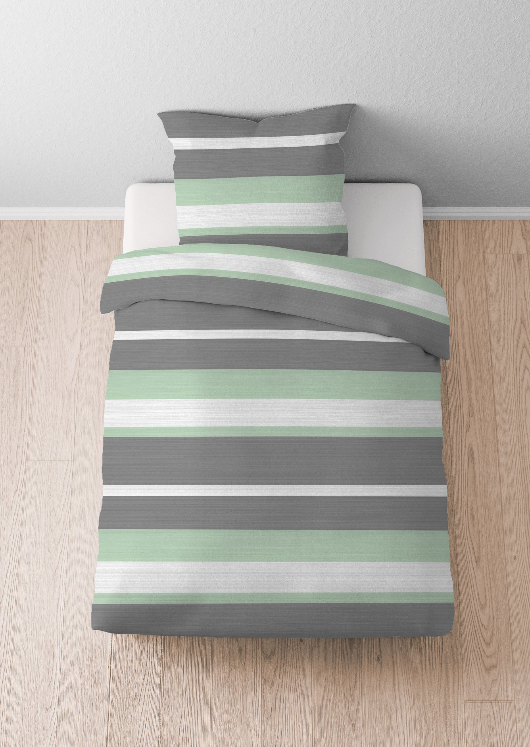 Castell - Markenbettwäsche Bettwäsche »0080752« 2 Stk. tlg. kuschelig warm, 100% Baumwolle, Winter