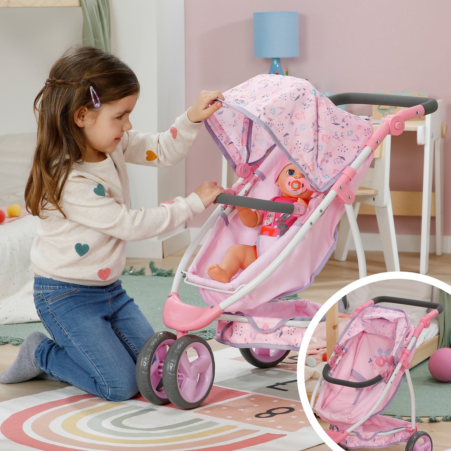 Baby Born Kombi-Puppenwagen »Deluxe Wald«