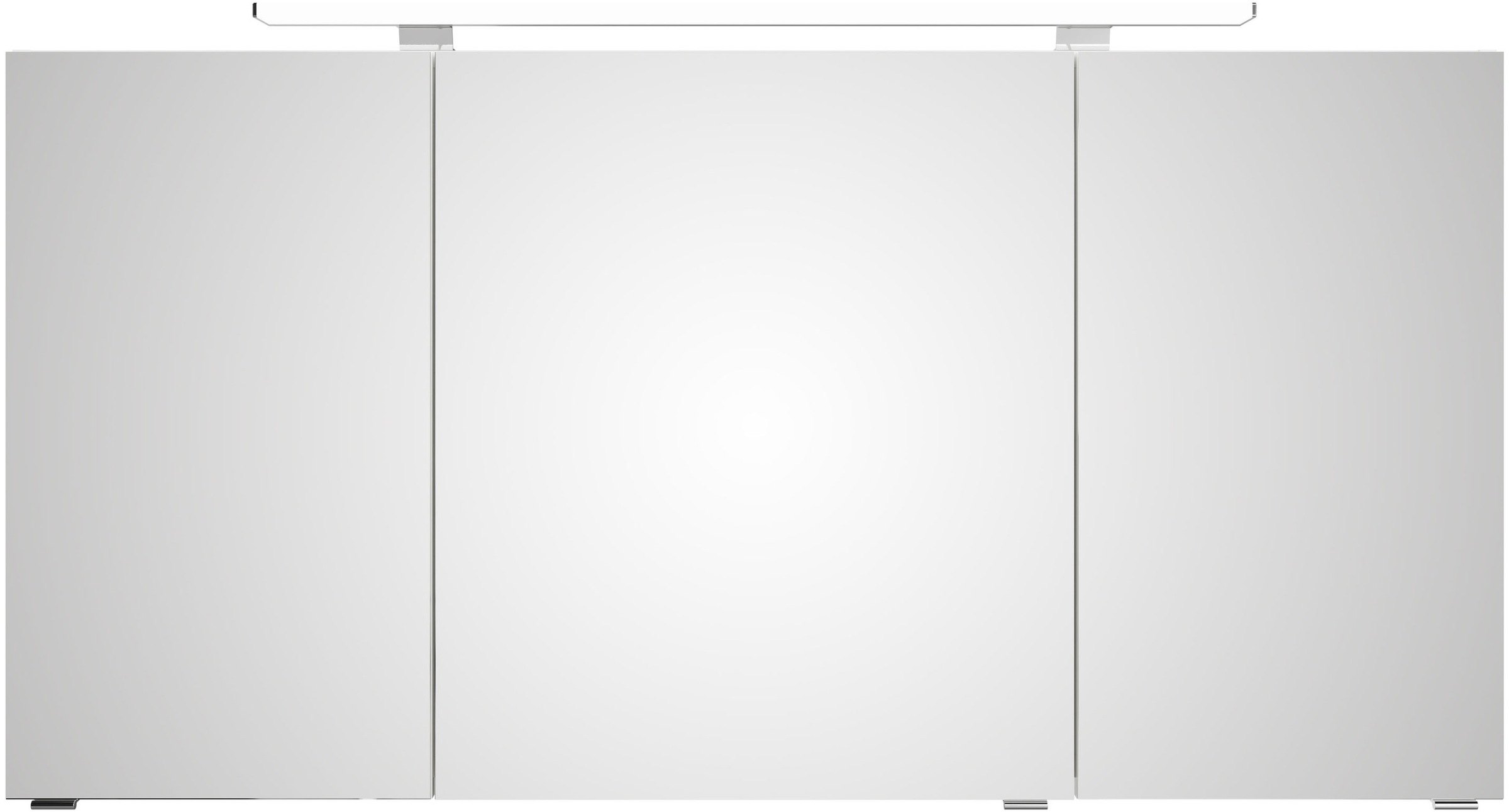 Saphir Badmöbel-Set »Serie 4010 2-teilig Keramik-Waschtisch mit LED-Spiegelschrank«, (Set), Badezimmer Set 144 cm breit, inkl. Türdämpfer, 5 Türen, 2 Schubladen