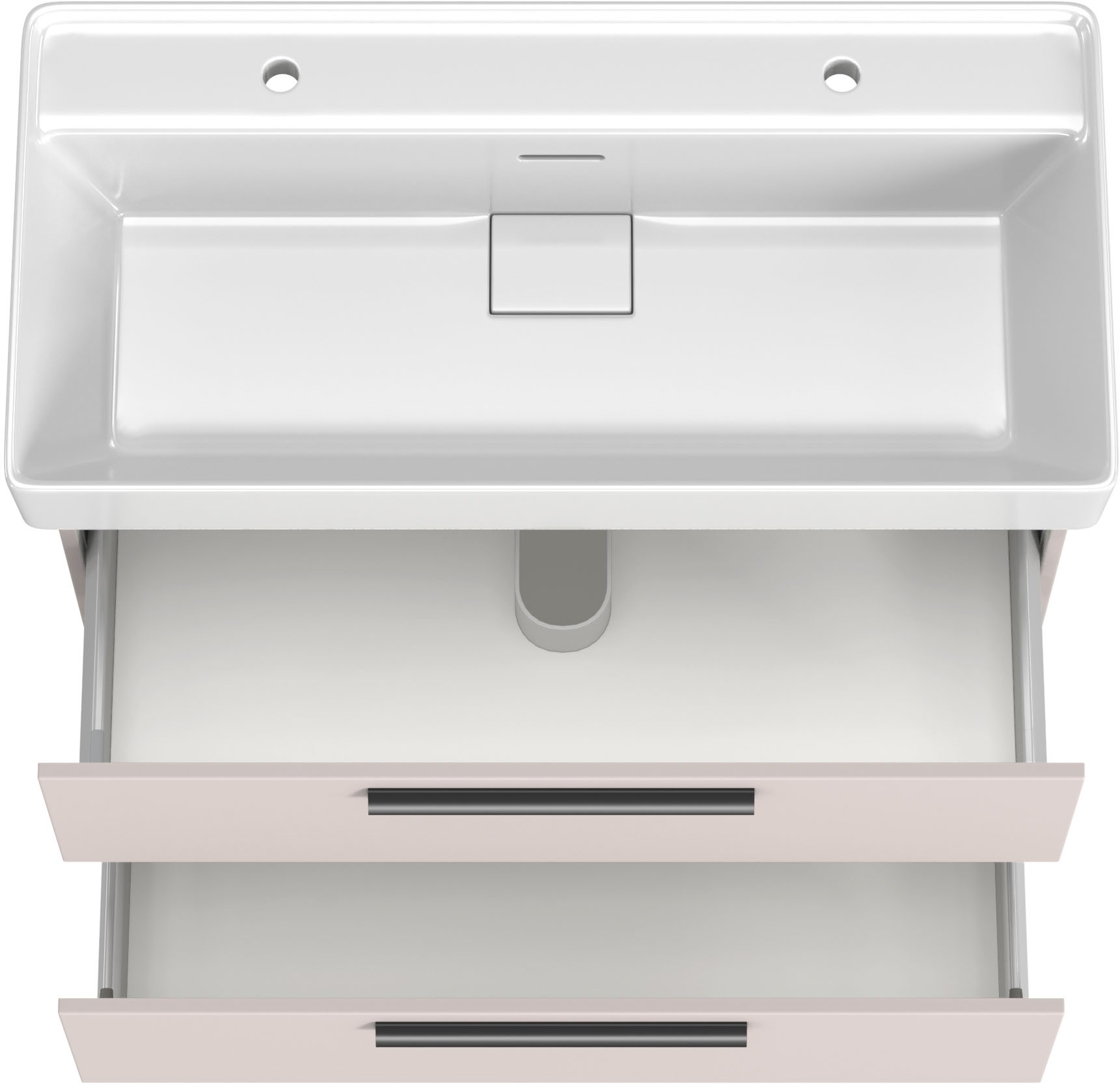 welltime Badmöbel-Set »SALVADA, 2tlg-Set, gedämpfte Scharniere, Softclose, Keramikbecken« Maße (B/T/H): 100/47,5/200 cm, 