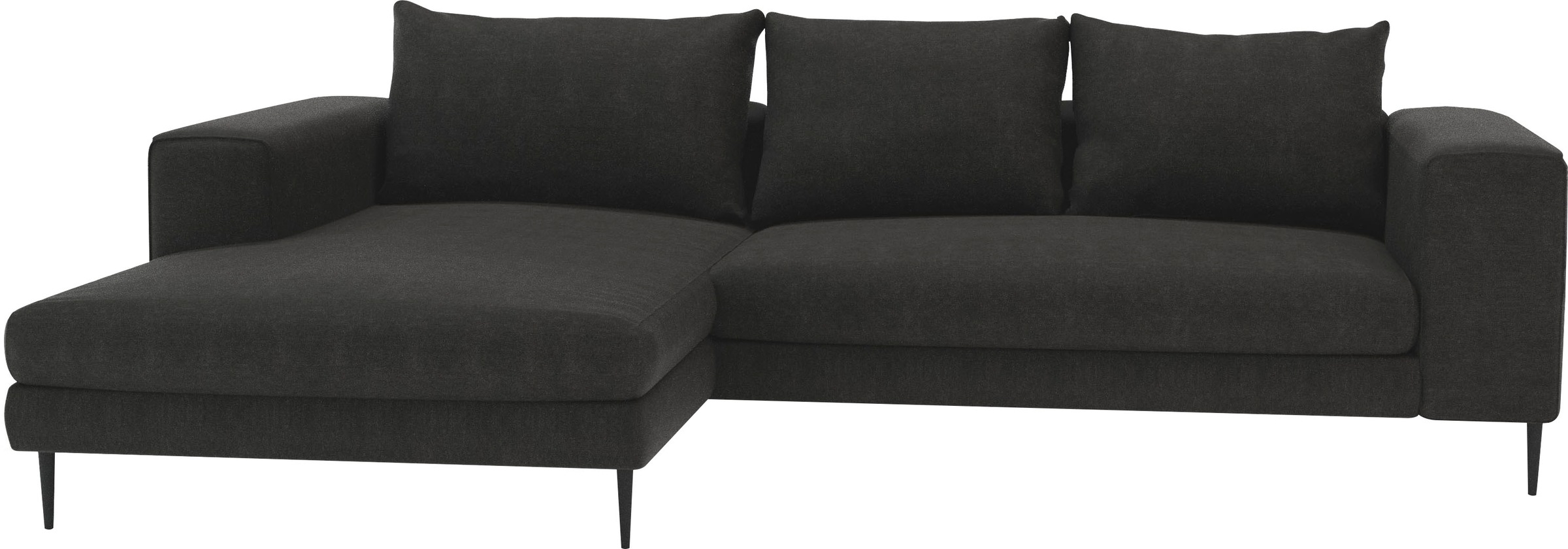 Home affaire Ecksofa »Aurora, L-Form, mit extra breiter Recamiere, 324 x 17 günstig online kaufen
