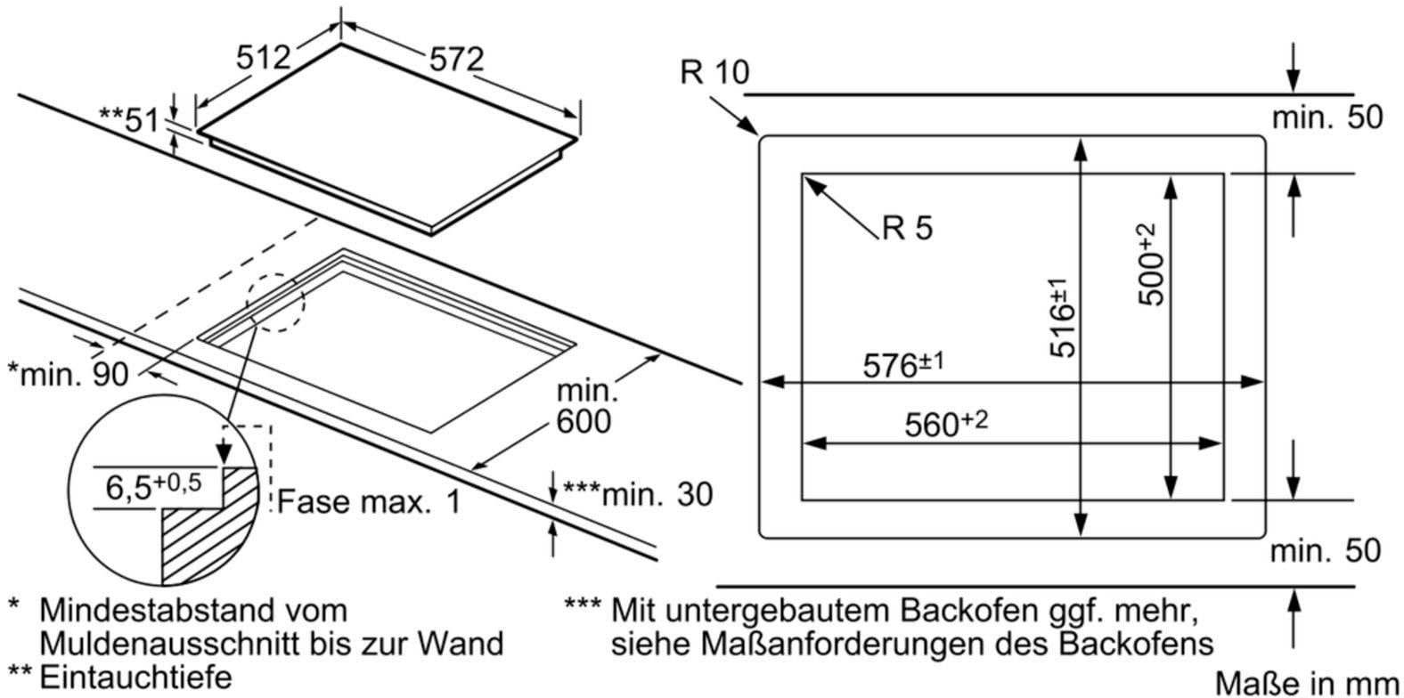 auf »ET601FNP1E«, CERAN® Rechnung SCHOTT bestellen ET601FNP1E Elektro-Kochfeld von SIEMENS