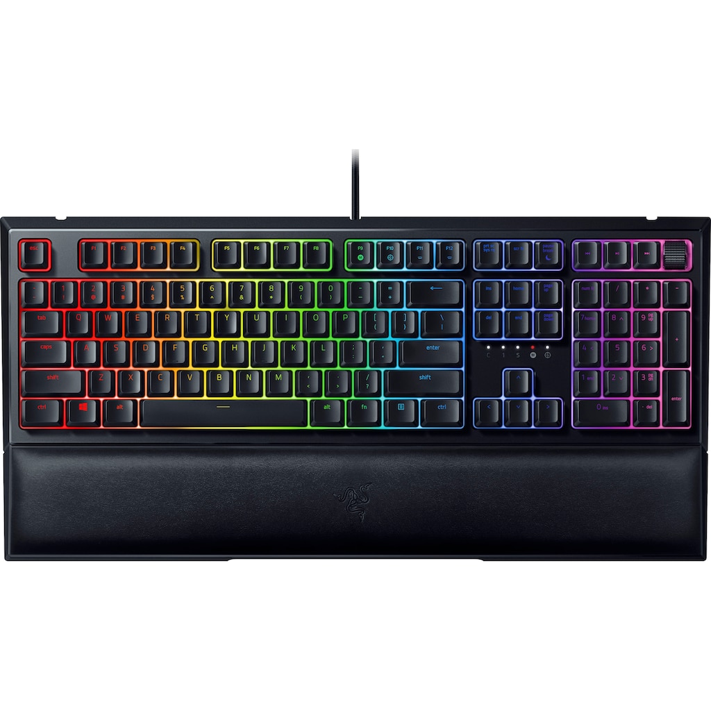 RAZER Gaming-Tastatur »Ornata V2«, (Multimedia-Tasten-Handgelenkauflage-Profil-Speicher)