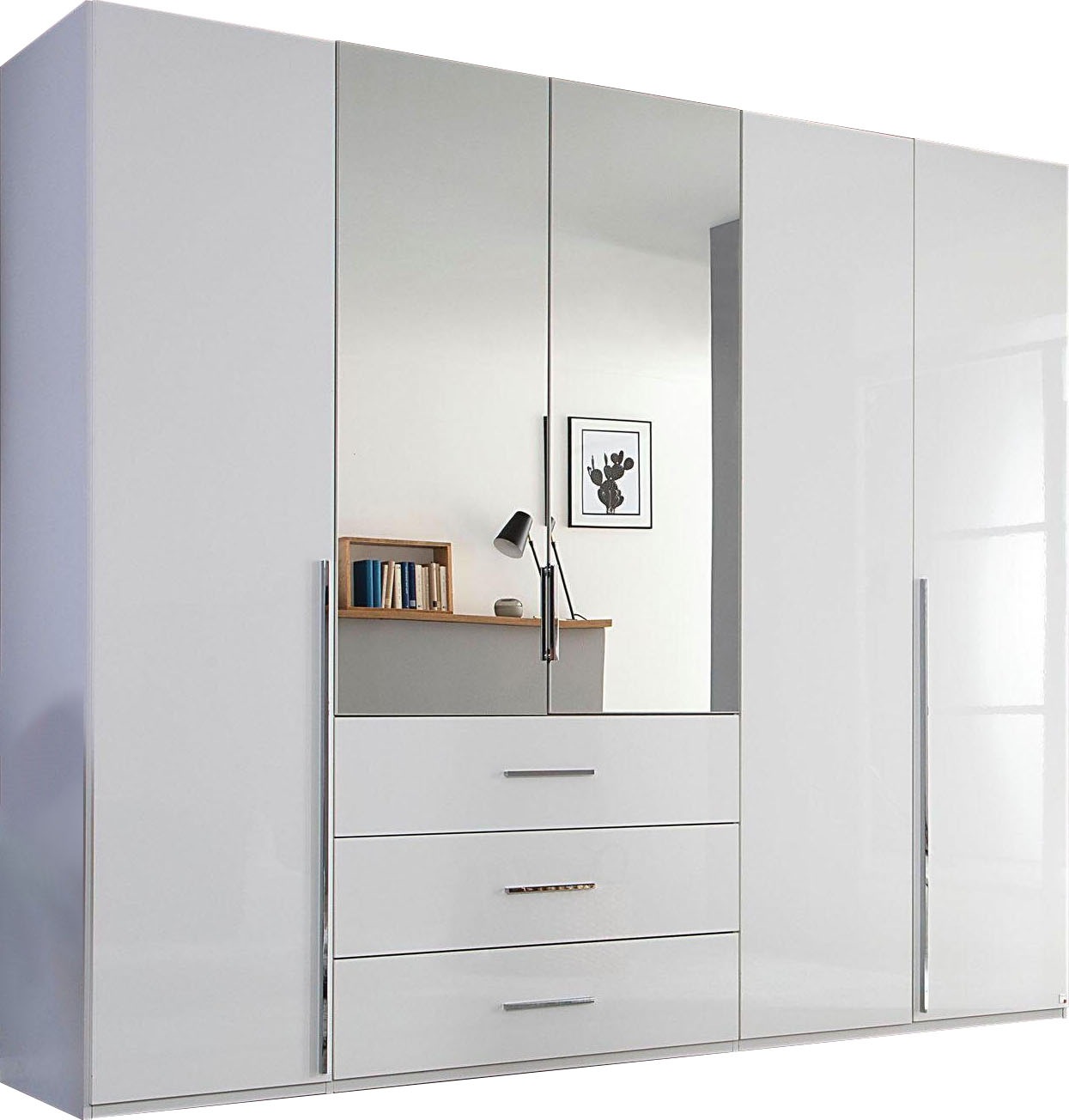 rauch Drehtürenschrank "Montclar" mit Schubkästen und Spiegel, inkl. Wäsche günstig online kaufen