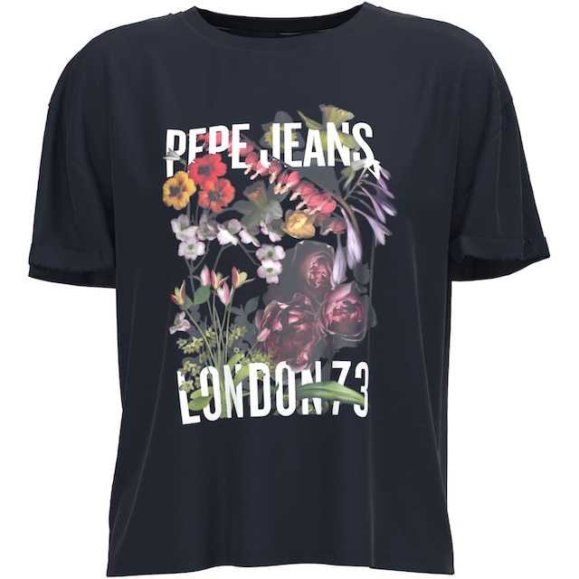 oversized markentypischem tollem online Pepe Jeans und in bei T-Shirt, Frontprint Passform mit