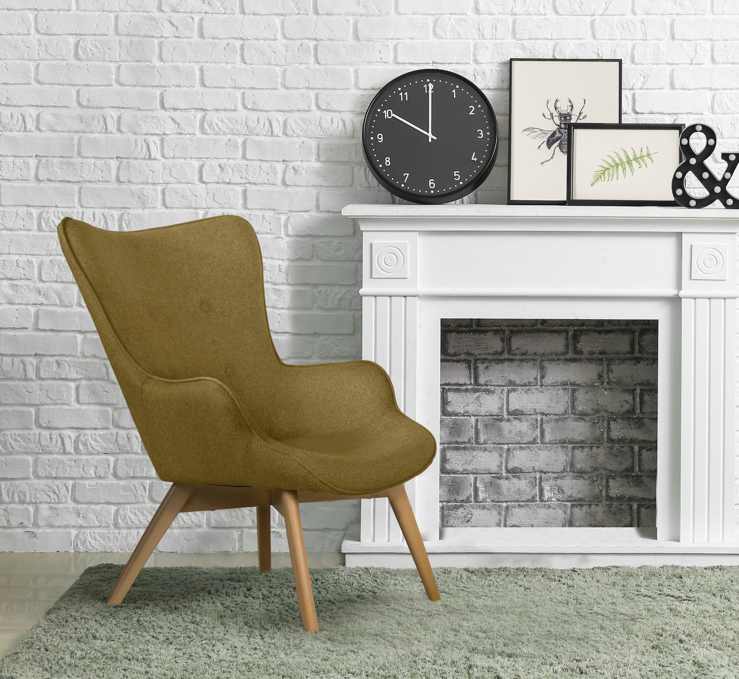 Home affaire Sessel »Nicko« wahlweise mit und ohne Hocker günstig online kaufen