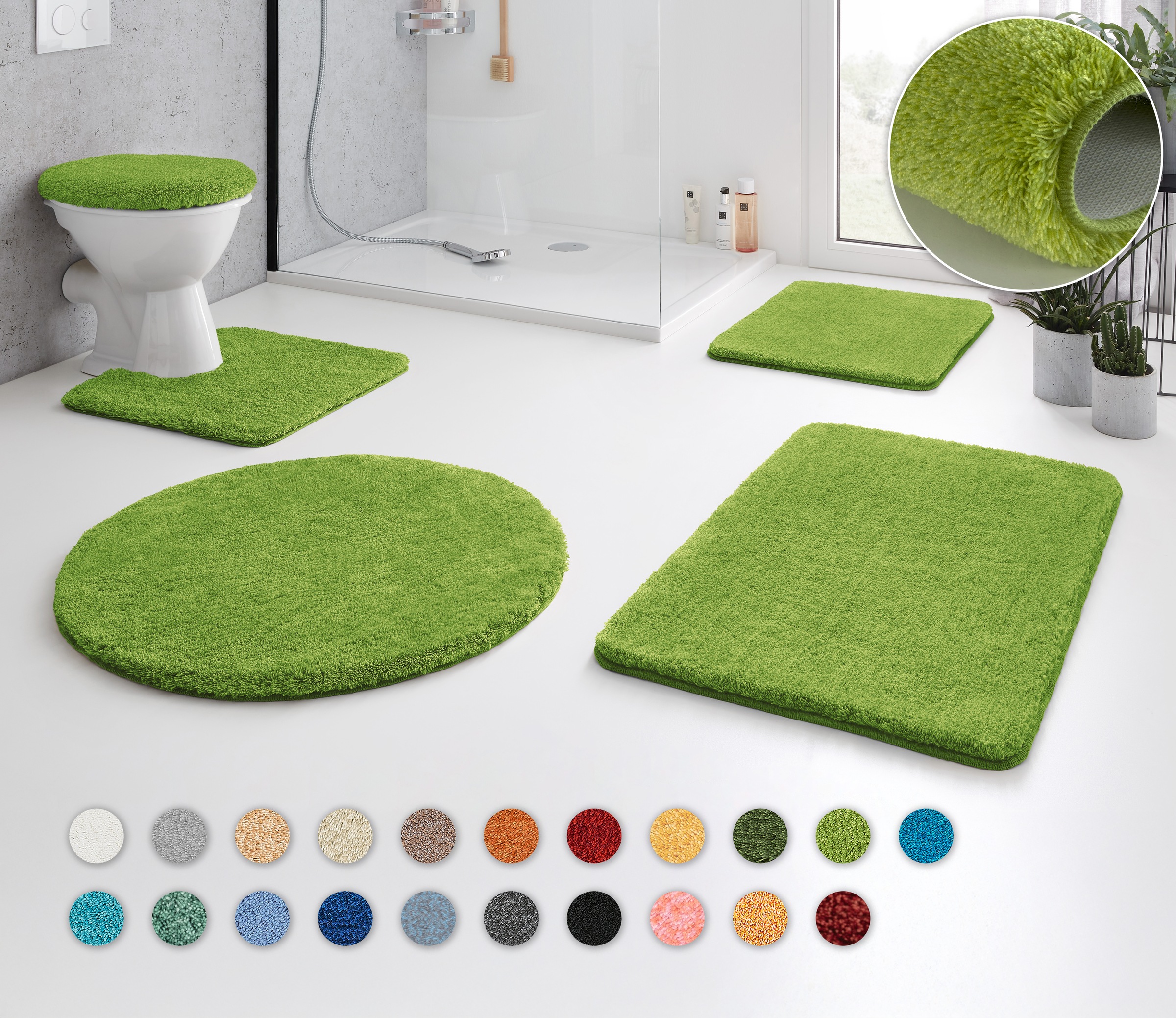 Kleine Wolke Badematte »RELAX« Höhe 30 mm rutschhemmend beschichtet fußbode günstig online kaufen