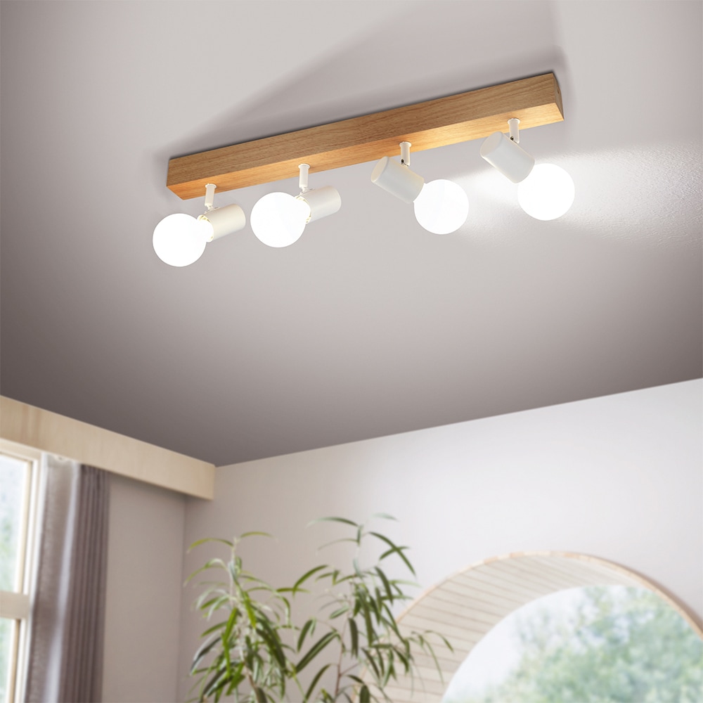 EGLO Deckenspot »TOWNSHEND 3«, 4 flammig, Leuchtmittel E27 | ohne Leuchtmittel-ohne Leuchtmittel, Spot, Wohnzimmerlampe, Flur, L63 x B5 cm, 4X60W exkl.