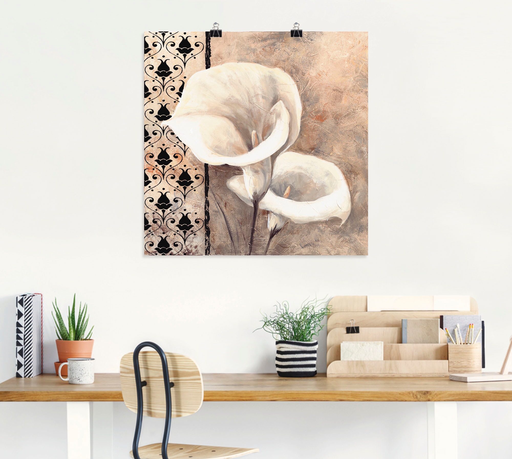 Artland Wandbild »Klassische Callas«, Blumenbilder, (1 St.), als Alubild, Outdoorbild, Leinwandbild, Poster in verschied. Größen