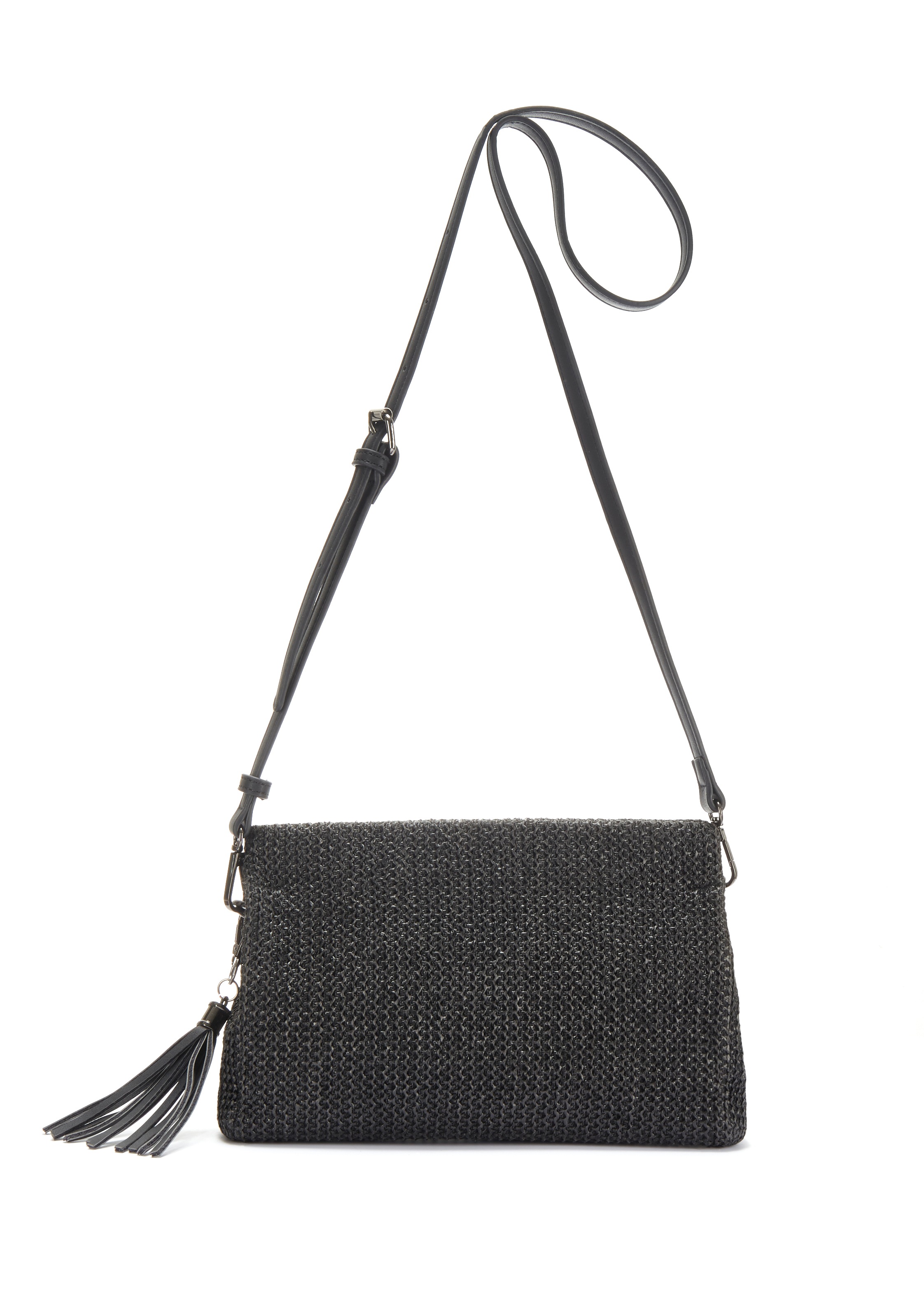 Vivance Umhängetasche, Handtasche, Schultertasche, Basttasche, Tragetasche VEGAN